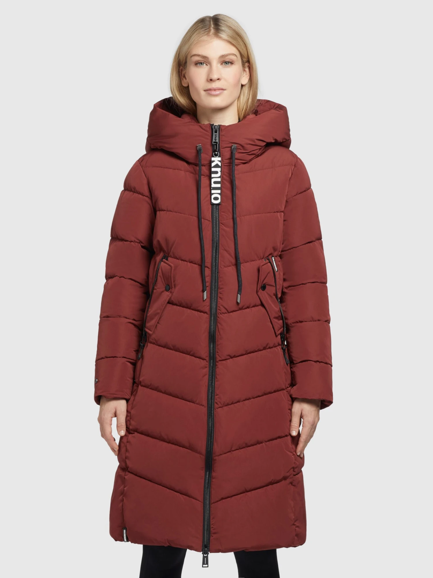 Khujo Manteaux De Mi-saison Manteau Mi-saison Klayd Femme Rouge Foncé 2 Khujo Manteaux De Mi-saison Manteau Mi-saison Klayd Femme Rouge Foncé - Image 2