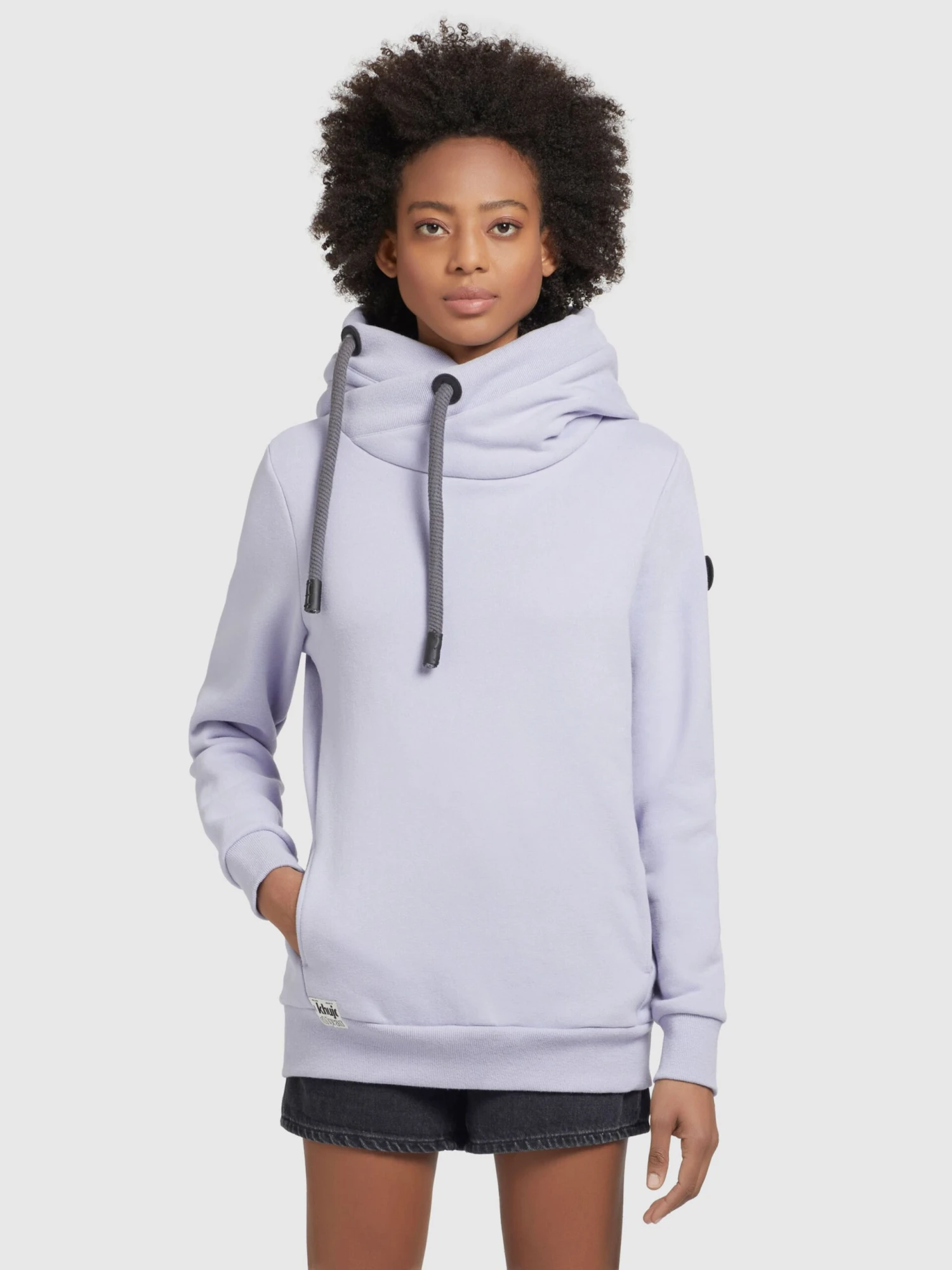 Khujo Sweats à Capuche Sweat-shirt Karima Femme Violet Clair 2 Khujo Sweats à Capuche Sweat-shirt Karima Femme Violet Clair - Image 2
