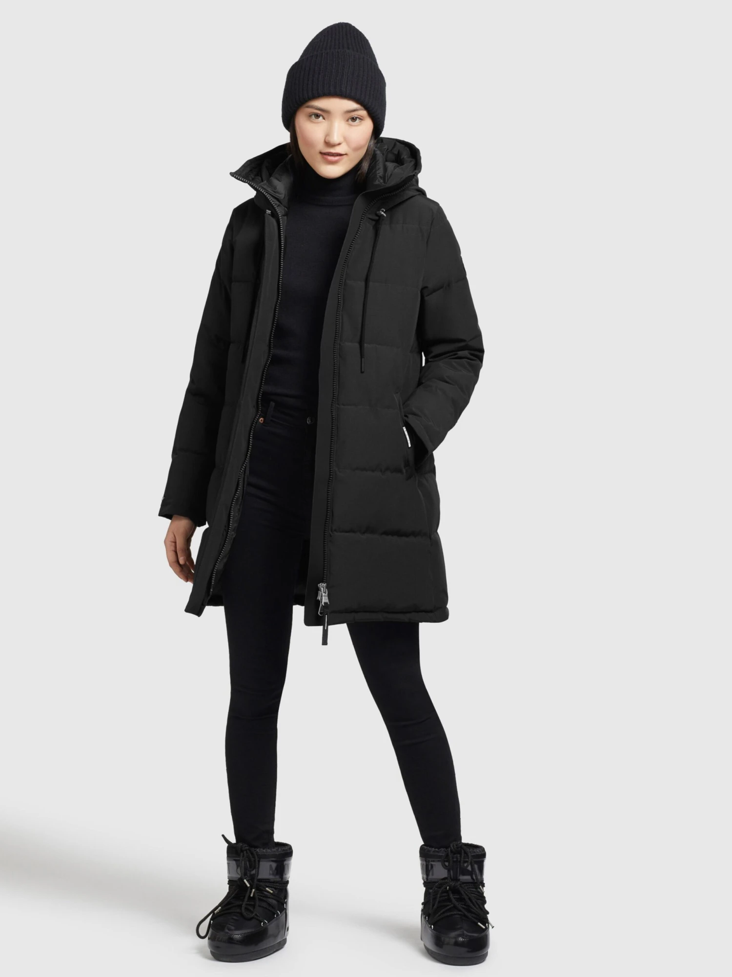 Khujo Manteaux Courts Manteau D’hiver Mats Femme Noir 6 Khujo Manteaux Courts Manteau D’hiver Mats Femme Noir - Image 6
