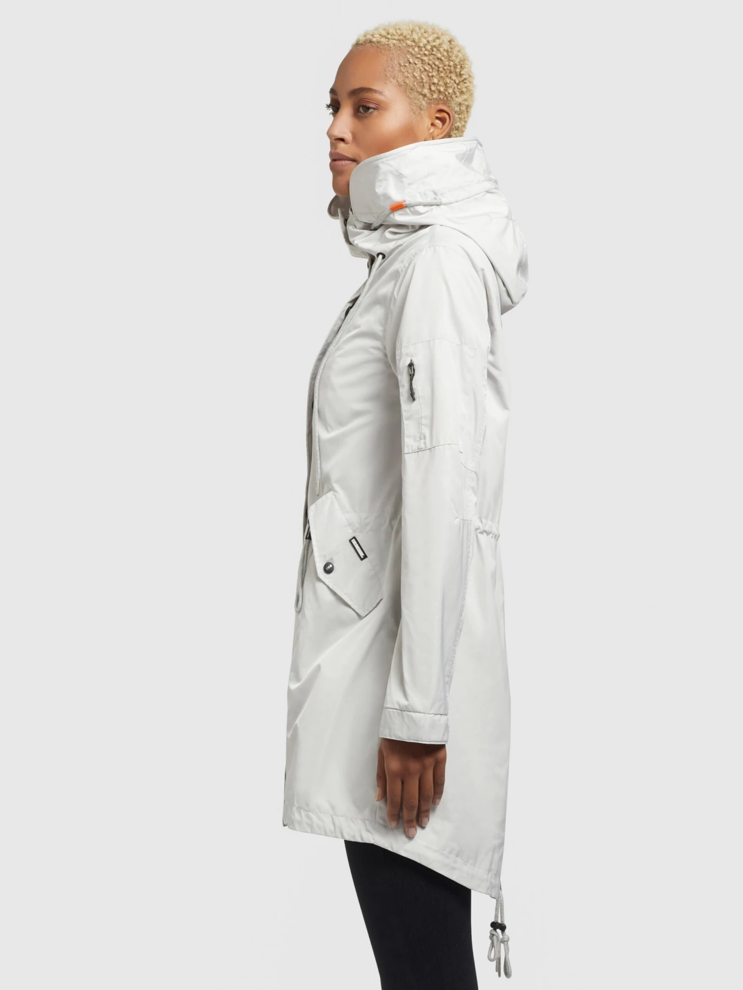 Khujo Parkas Parka Mi-saison Dayes Femme Blanc Cassé 4 Khujo Parkas Parka Mi-saison Dayes Femme Blanc Cassé - Image 4