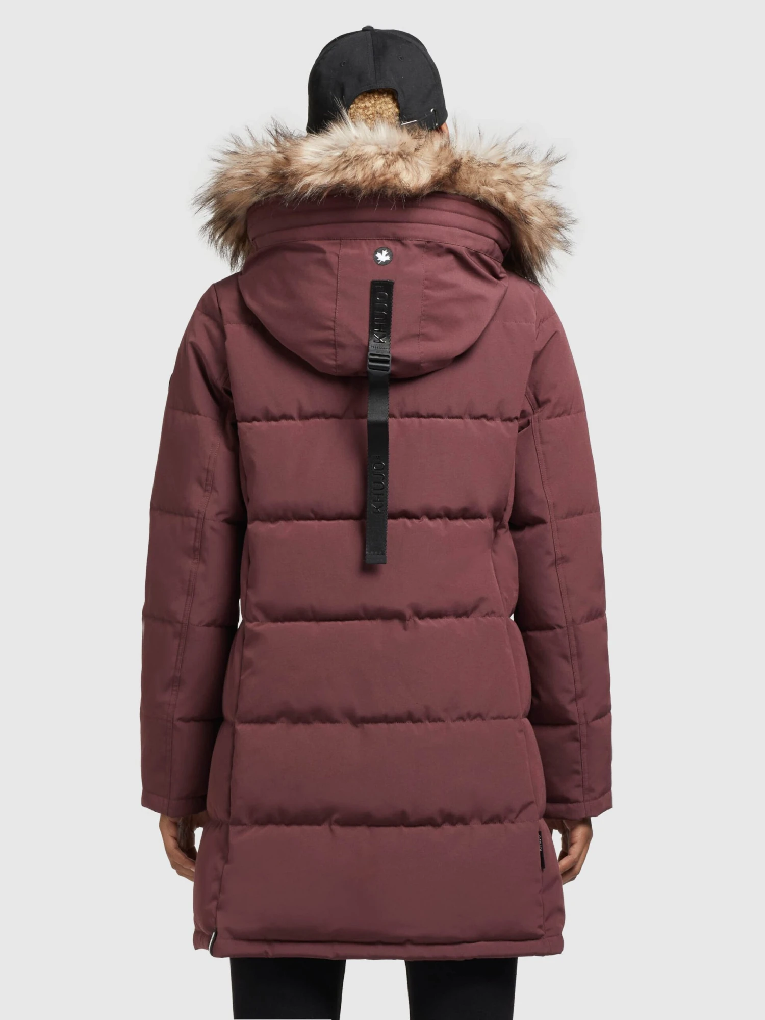 Khujo Manteaux Dhiver Manteau D’hiver Cloren Femme Rouge Foncé 4 Khujo Manteaux Dhiver Manteau D’hiver Cloren Femme Rouge Foncé - Image 4