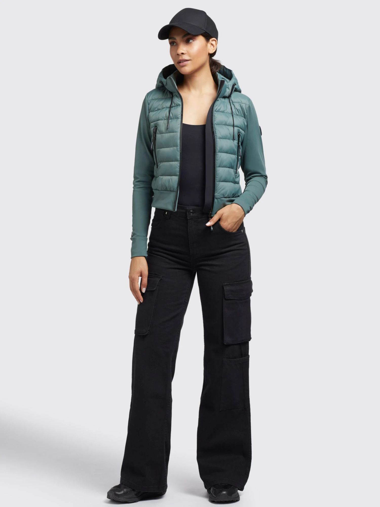 Khujo Vestes De Mi-saison Veste Mi-saison Dalis Matt Femme Jade 6 Khujo Vestes De Mi-saison Veste Mi-saison Dalis Matt Femme Jade - Image 6