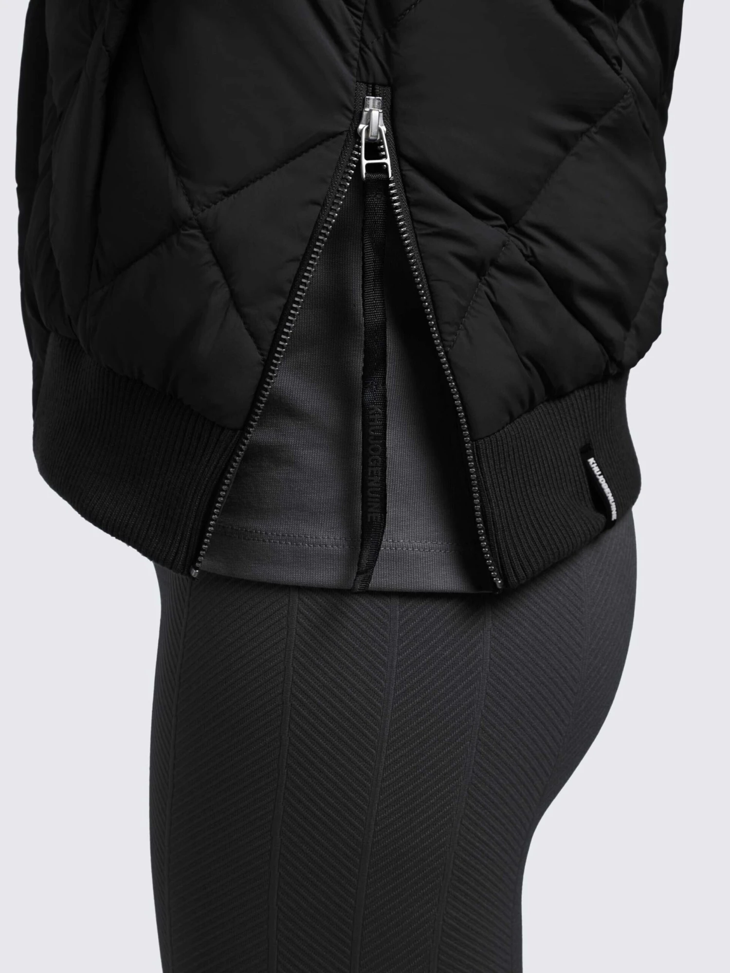 Khujo Vestes De Mi-saison Veste Mi-saison Leona Femme Noir 8 Khujo Vestes De Mi-saison Veste Mi-saison Leona Femme Noir - Image 8