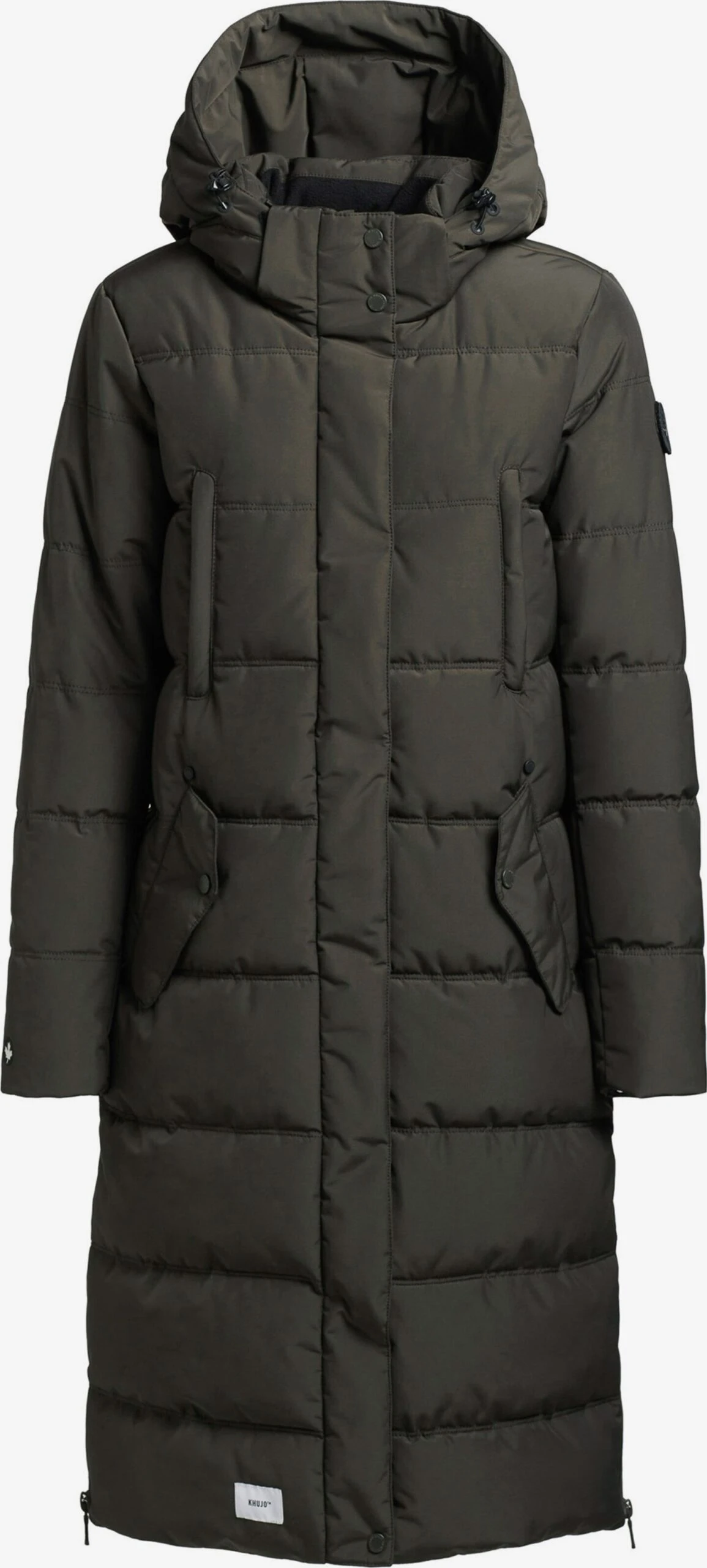 Khujo Manteaux Dhiver Manteau D’hiver Kleo Femme Vert Foncé 1 Khujo Manteaux Dhiver Manteau D’hiver Kleo Femme Vert Foncé
