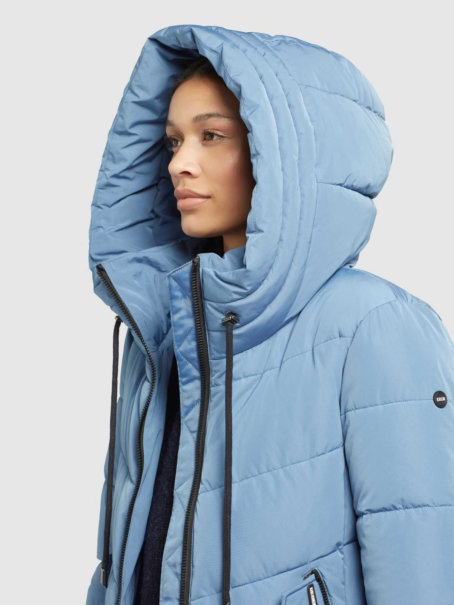 Khujo Manteaux Dhiver Manteau D’hiver Ayleena Femme Bleu Clair 7 Khujo Manteaux Dhiver Manteau D’hiver Ayleena Femme Bleu Clair - Image 7