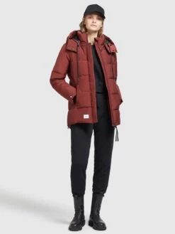 Khujo Vestes Dhiver Veste D’hiver Eunice Femme Rouge Rouille 13 Khujo Vestes Dhiver Veste D’hiver Eunice Femme Rouge Rouille -Khujo Boutique 02b77ab450bcb07cfb0b9f5c2c1596ac