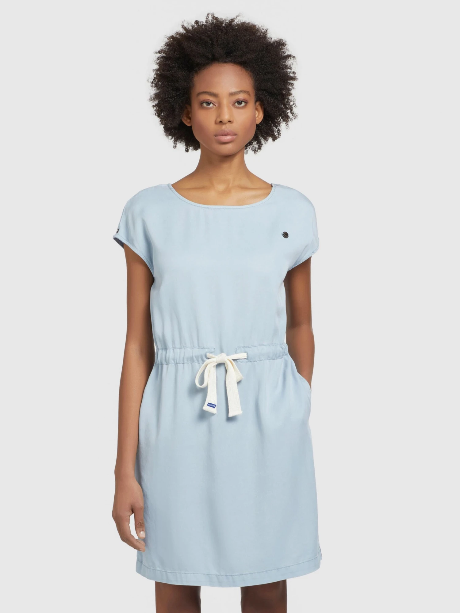 Khujo Robes Dété Robe D’été HEDIYE Femme Bleu 2 Khujo Robes Dété Robe D’été HEDIYE Femme Bleu - Image 2