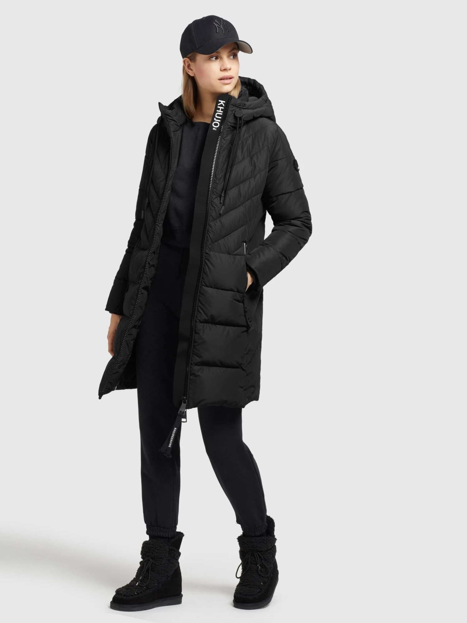 Khujo Manteaux De Mi-saison Manteau Mi-saison Mugg Femme Noir 3 Khujo Manteaux De Mi-saison Manteau Mi-saison Mugg Femme Noir - Image 3