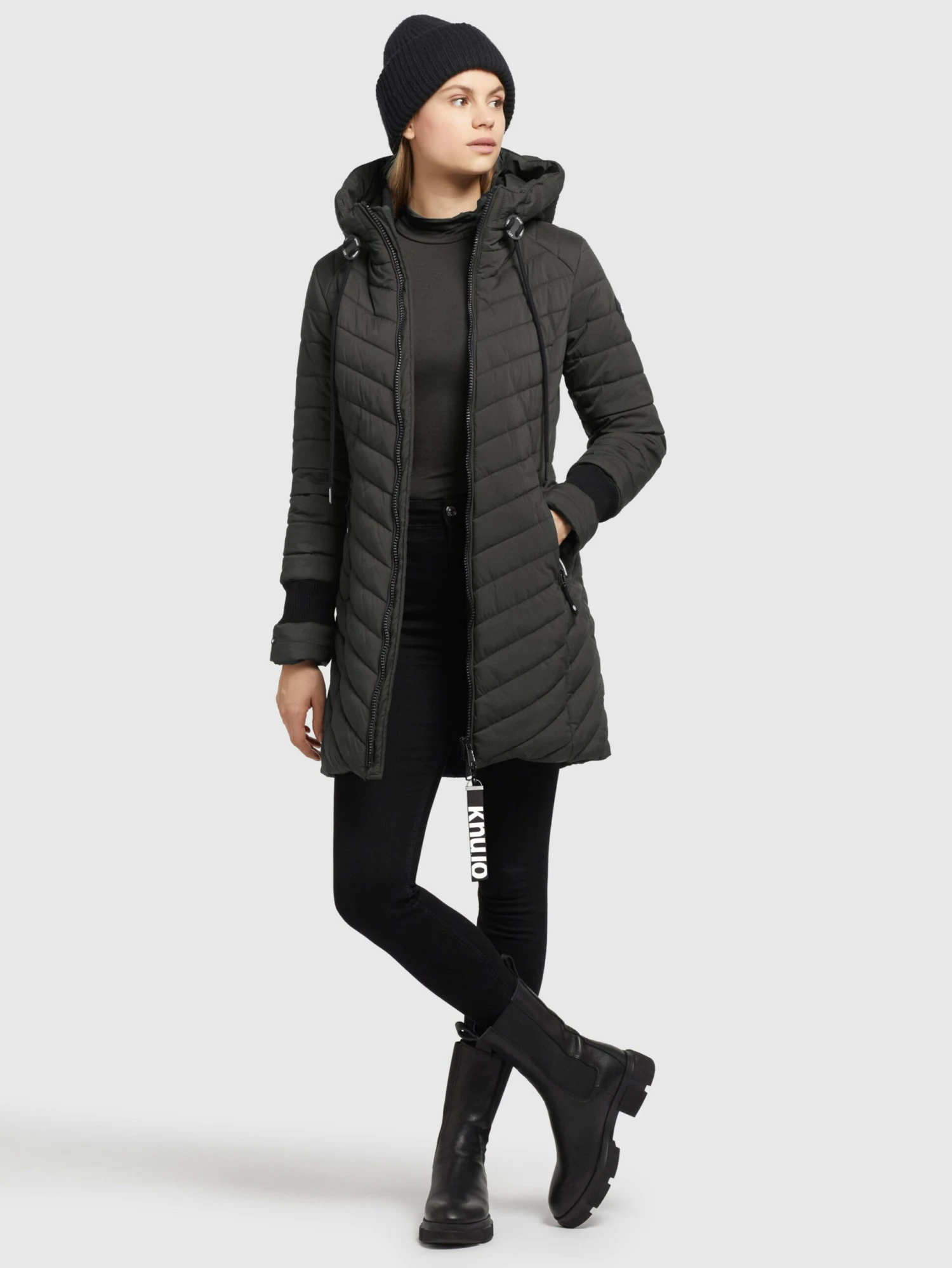Khujo Manteaux Dhiver Manteau D’hiver Nita Femme Kaki 3 Khujo Manteaux Dhiver Manteau D’hiver Nita Femme Kaki - Image 3