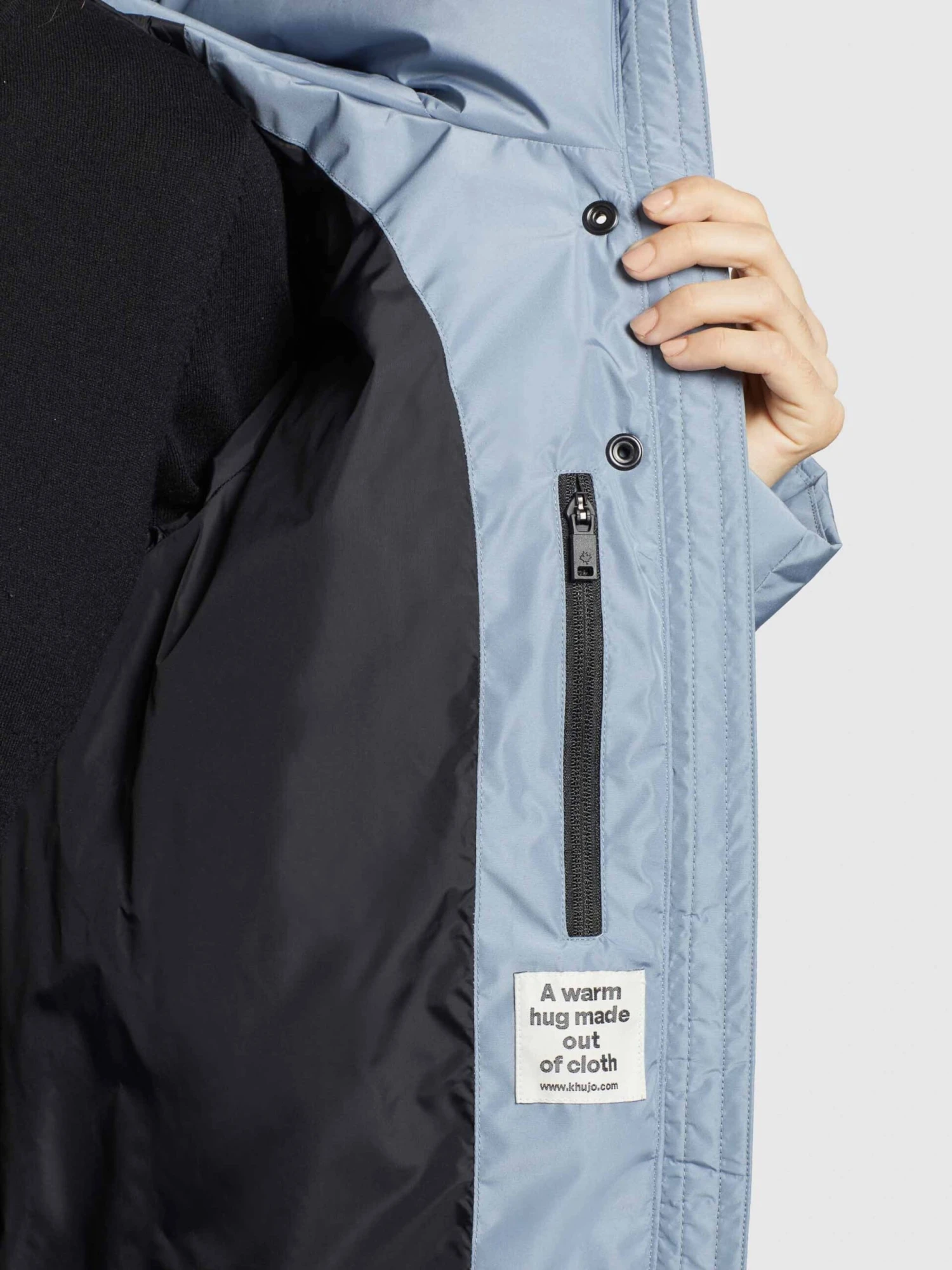 Khujo Vestes Dhiver Veste D’hiver Jordis 4 Femme Bleu Clair 8 Khujo Vestes Dhiver Veste D’hiver Jordis 4 Femme Bleu Clair - Image 8