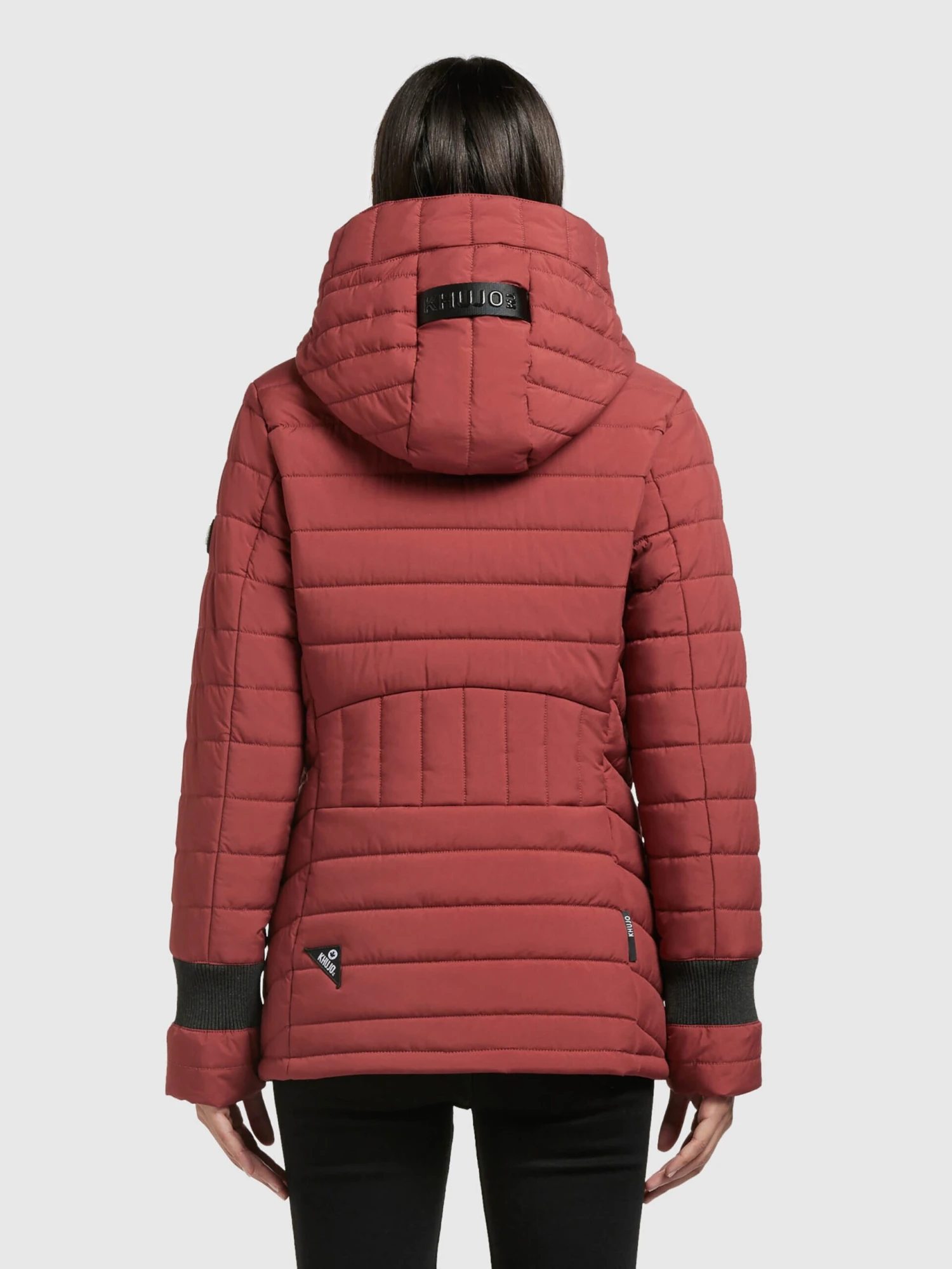 Khujo Vestes Dhiver Veste D’hiver Patt Femme Rouge Rouille 4 Khujo Vestes Dhiver Veste D’hiver Patt Femme Rouge Rouille - Image 4