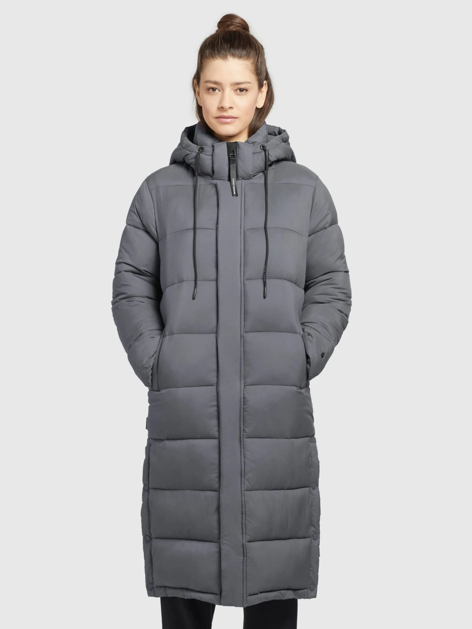 Khujo Manteaux Dhiver Manteau D’hiver Julina Femme Gris Foncé 2 Khujo Manteaux Dhiver Manteau D’hiver Julina Femme Gris Foncé - Image 2