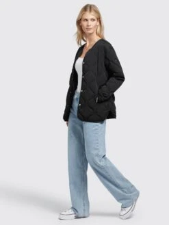 Khujo Vestes De Mi-saison Veste Mi-saison Yuna Femme Noir -Khujo Boutique 06612cf063dbe7646581081477f9eae3