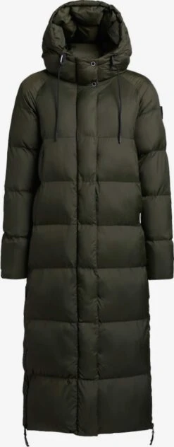Khujo Manteaux Dhiver Manteau D’hiver Femme Vert Foncé