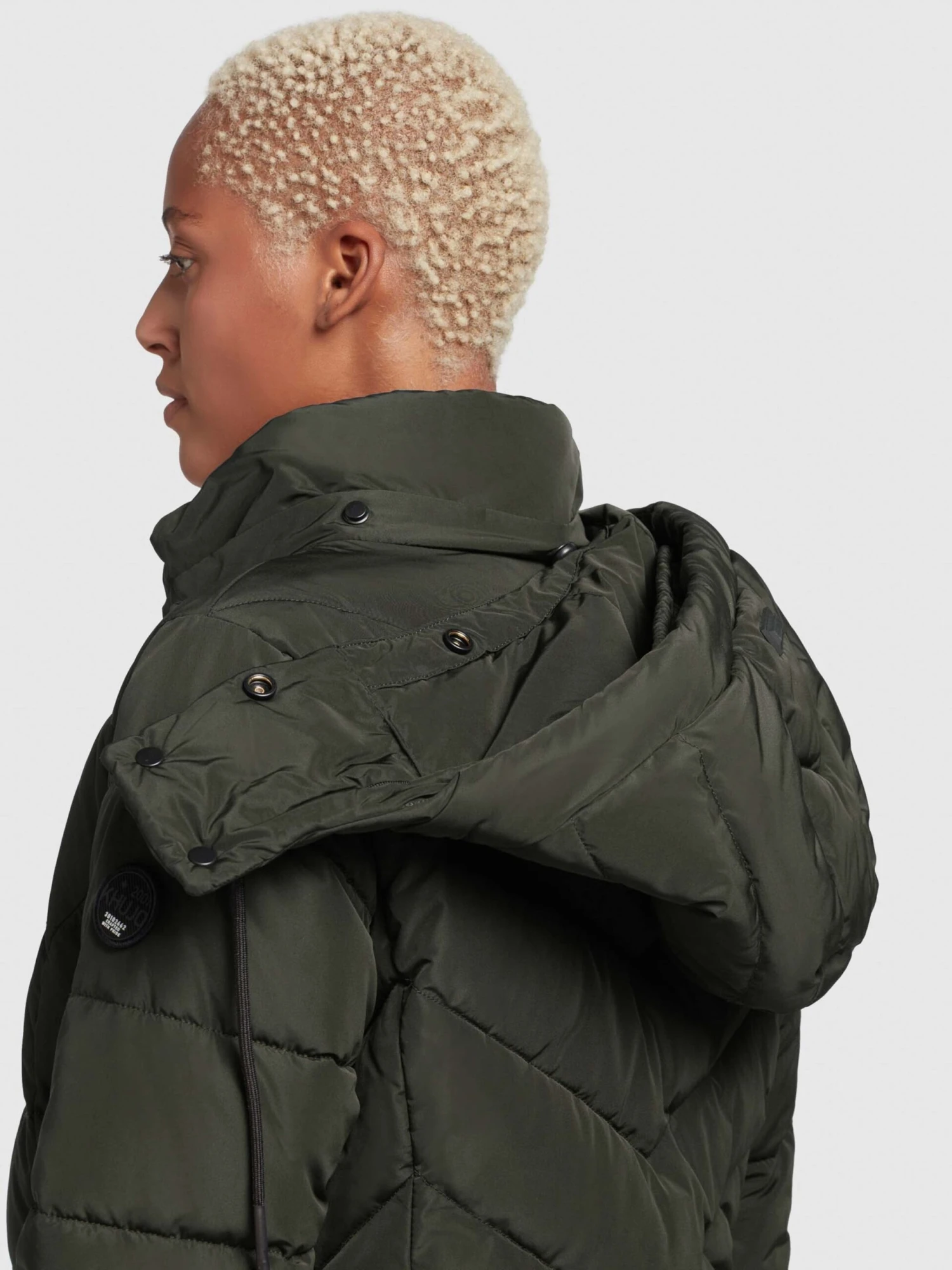 Khujo Manteaux Courts Manteau D’hiver Cups Femme Vert Foncé 8 Khujo Manteaux Courts Manteau D’hiver Cups Femme Vert Foncé - Image 8