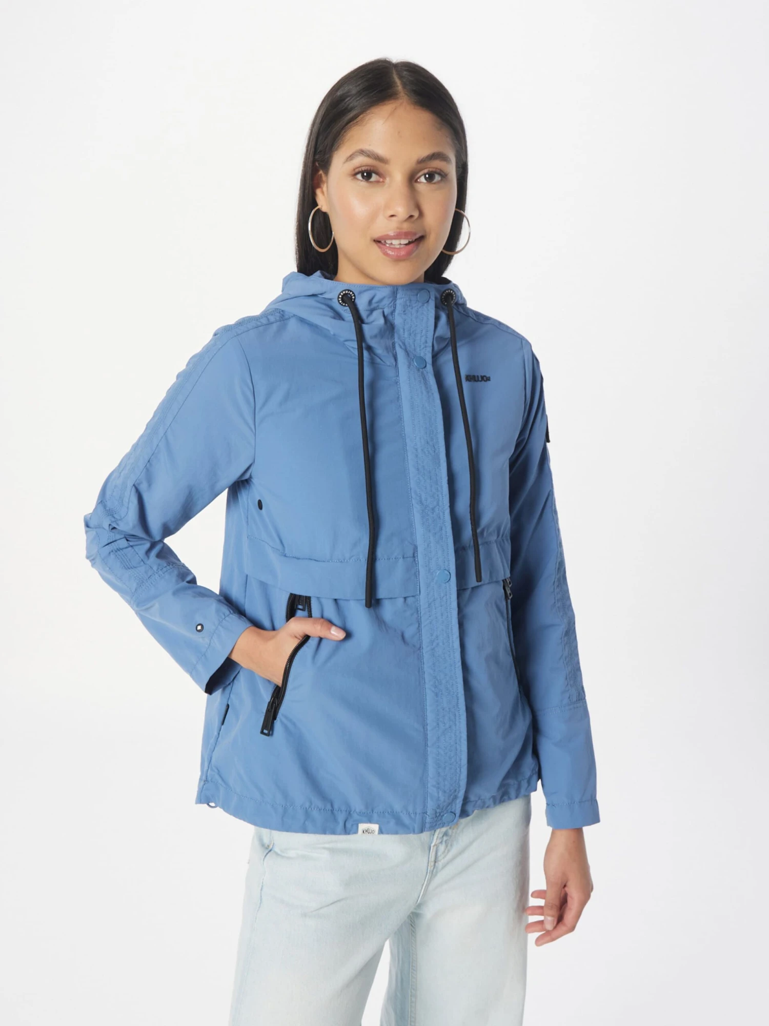 Khujo Vestes De Mi-saison Veste Mi-saison Zahira Femme Bleu-gris 2 Khujo Vestes De Mi-saison Veste Mi-saison Zahira Femme Bleu-gris - Image 2