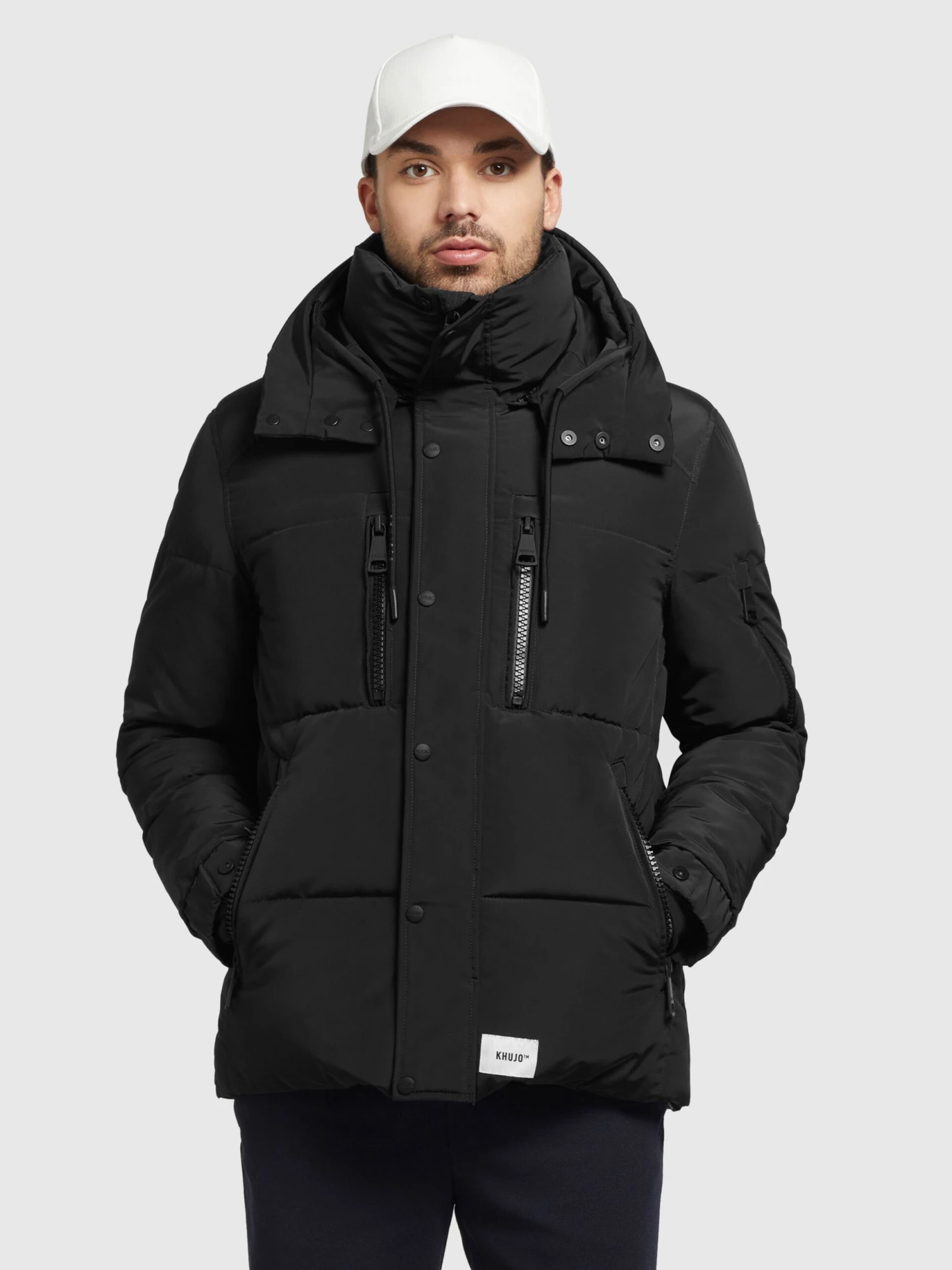 Khujo Vestes Dhiver Veste D’hiver Bizkit Homme Noir 2 Khujo Vestes Dhiver Veste D’hiver Bizkit Homme Noir - Image 2