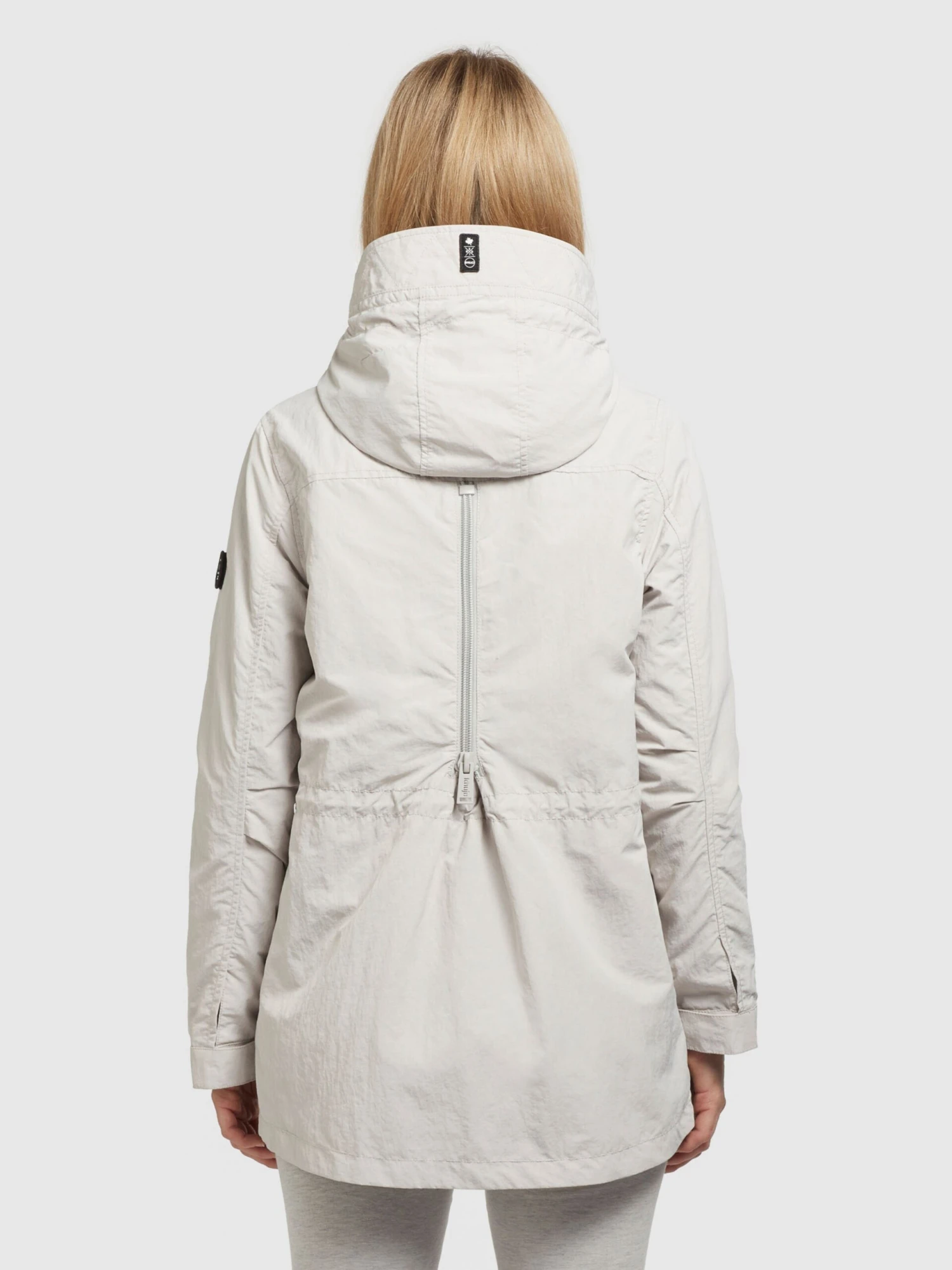 Khujo Vestes De Mi-saison Veste Mi-saison CAIMA Femme Gris Clair 4 Khujo Vestes De Mi-saison Veste Mi-saison CAIMA Femme Gris Clair - Image 4