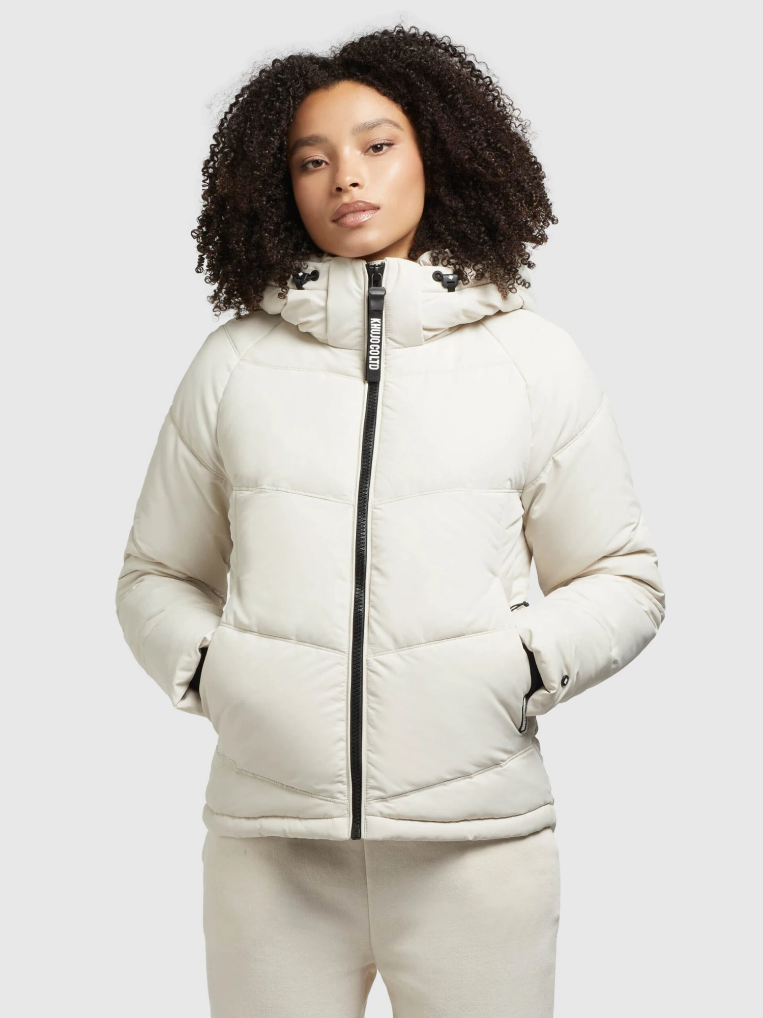 Khujo Vestes Dhiver Veste D’hiver Monty 2 Femme Blanc Cassé 2 Khujo Vestes Dhiver Veste D’hiver Monty 2 Femme Blanc Cassé - Image 2