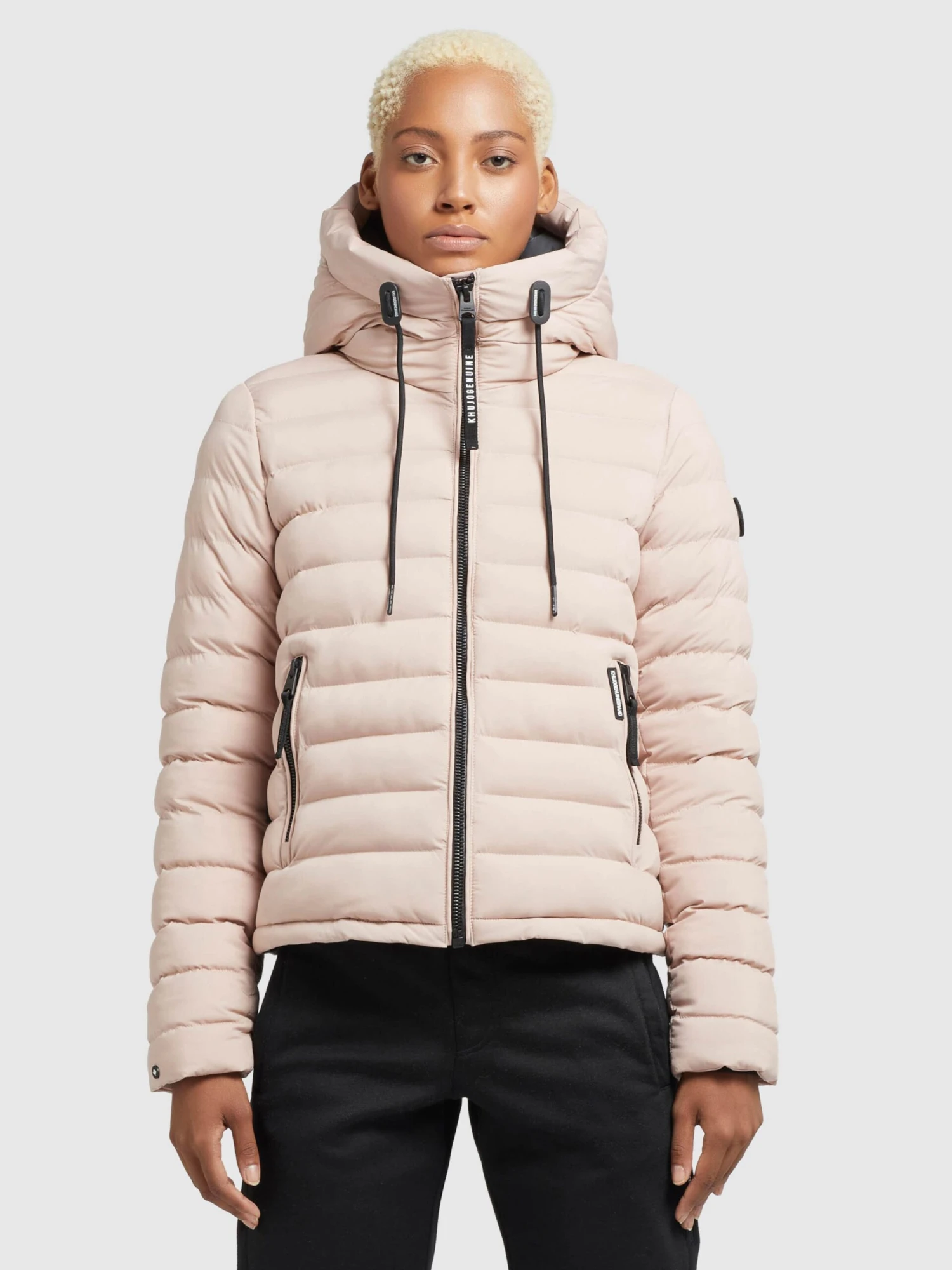 Khujo Vestes De Mi-saison Veste Mi-saison Lovina Femme Poudre 2 Khujo Vestes De Mi-saison Veste Mi-saison Lovina Femme Poudre - Image 2