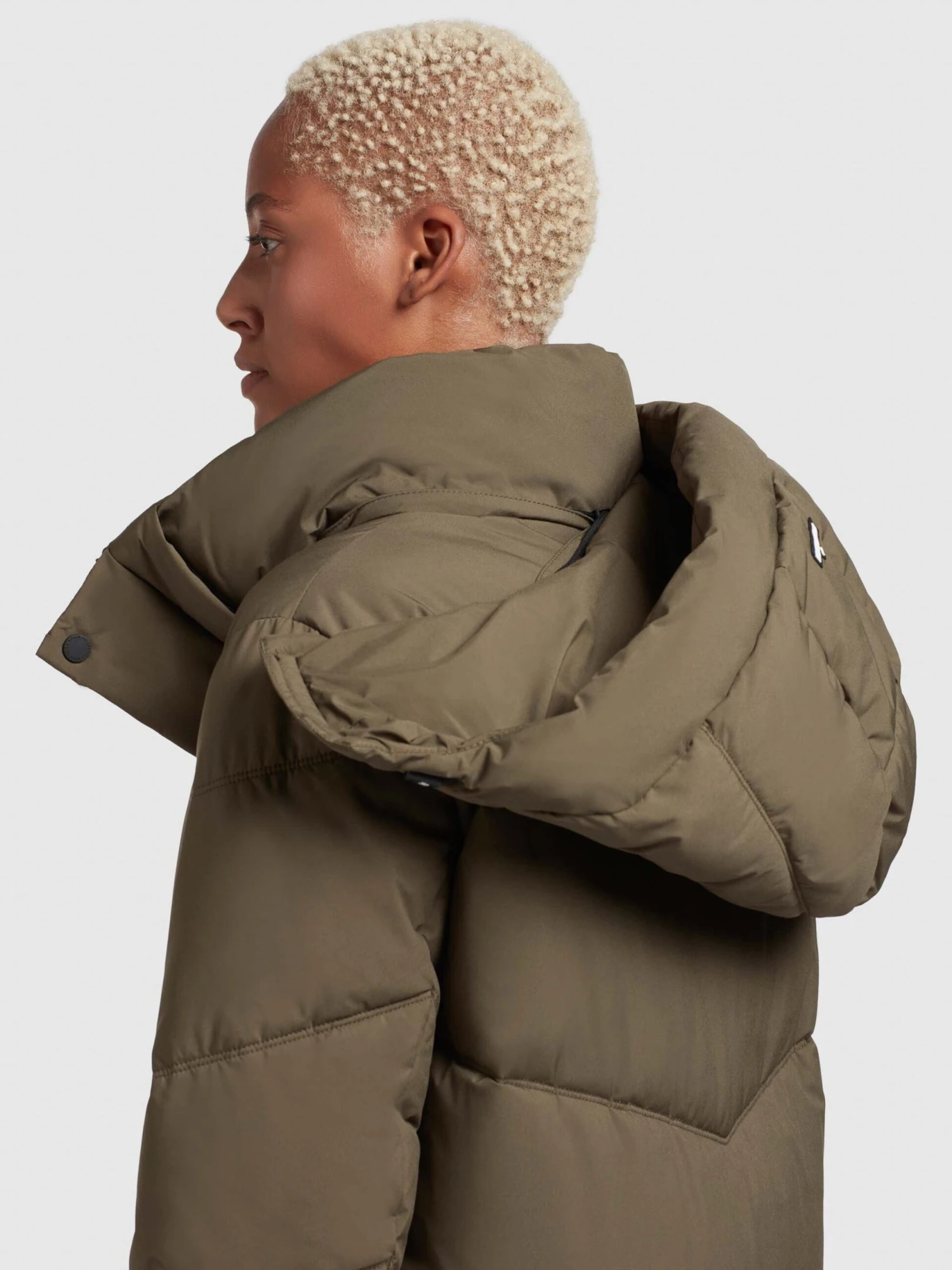 Khujo Manteaux Dhiver Manteau D’hiver Torino2 Femme Kaki 8 Khujo Manteaux Dhiver Manteau D’hiver Torino2 Femme Kaki - Image 8