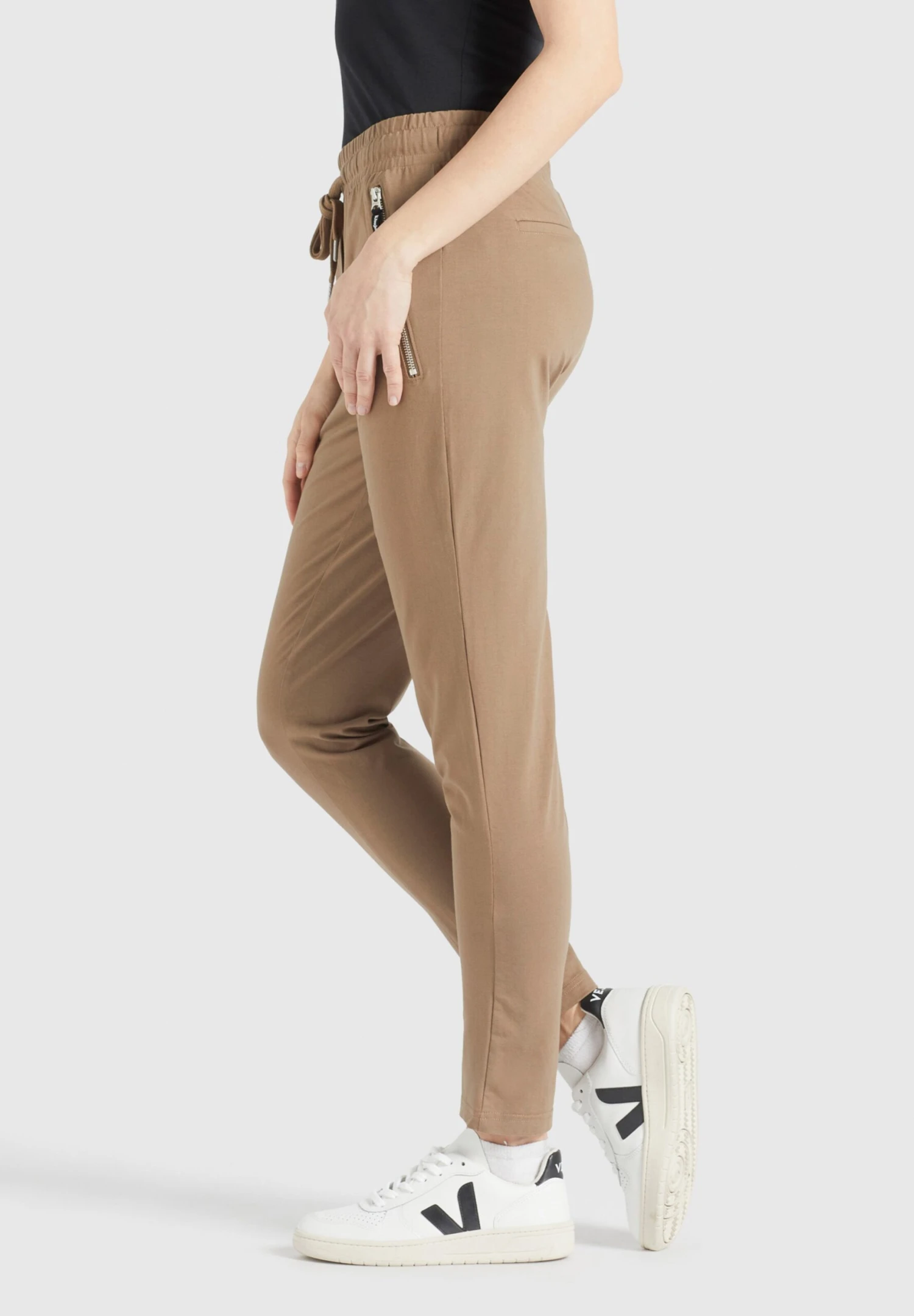 Khujo Pantalons De Survêtement Coupe Slim Pantalon Lyndsy Femme Noisette 4 Khujo Pantalons De Survêtement Coupe Slim Pantalon Lyndsy Femme Noisette - Image 4