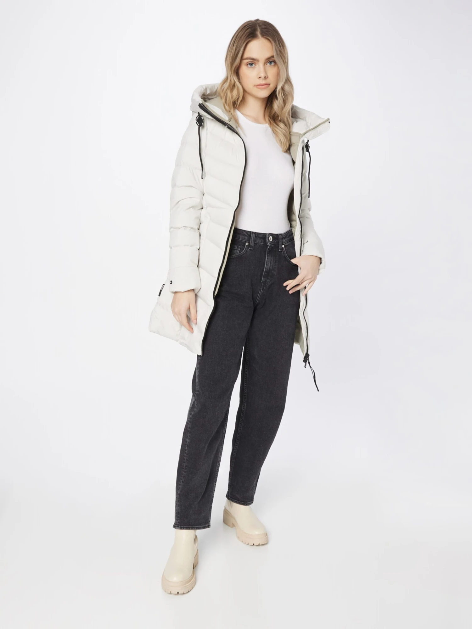 Khujo Vestes De Mi-saison Veste Mi-saison TUHANI Femme Blanc 5 Khujo Vestes De Mi-saison Veste Mi-saison TUHANI Femme Blanc - Image 5