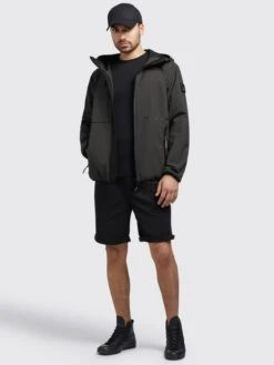 Khujo Vestes De Mi-saison Veste Mi-saison Eldon Homme Noir -Khujo Boutique 10455f62d0eb1aa3e856d9a45cd6924e