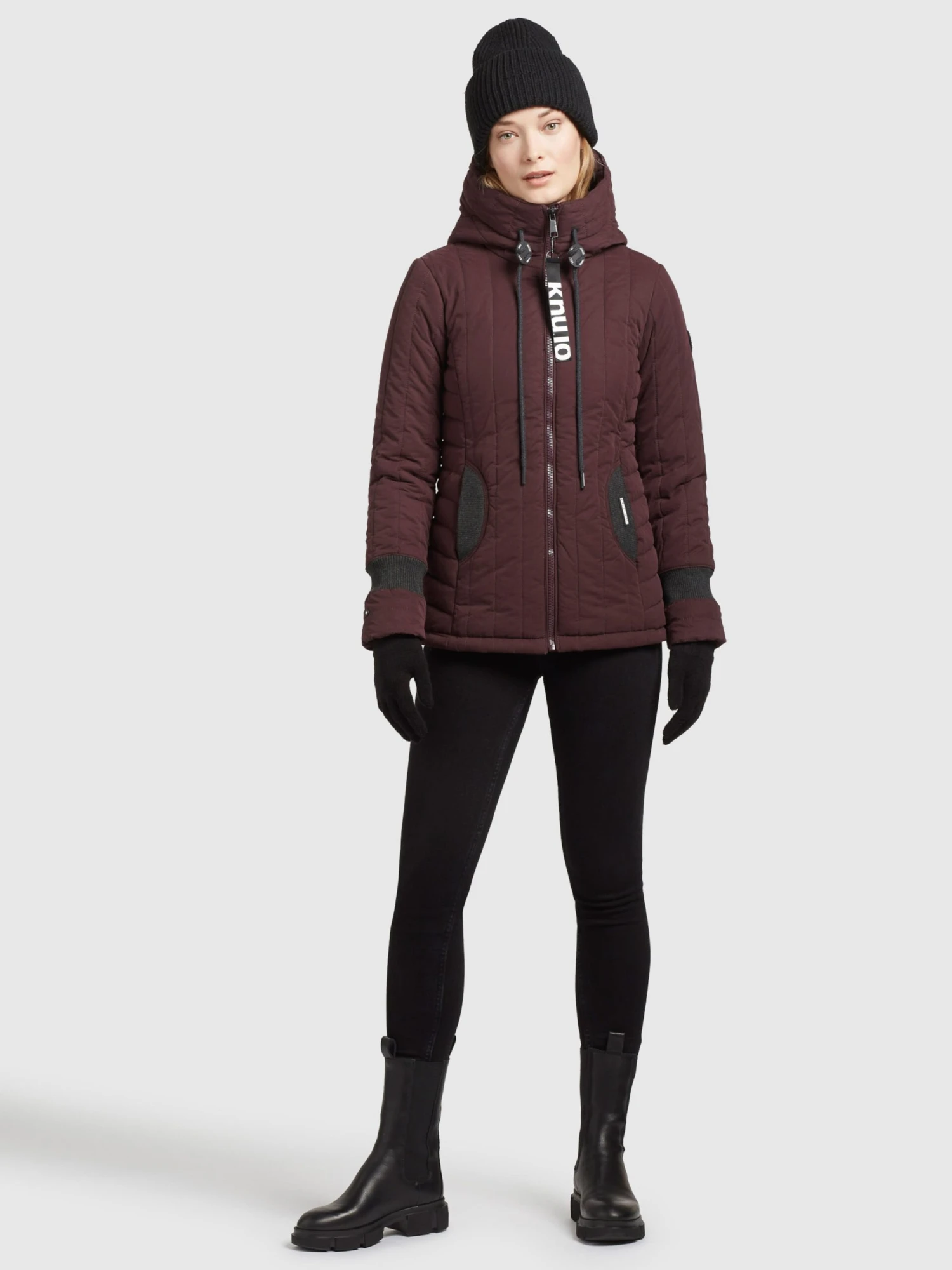 Khujo Vestes Dhiver Veste D’hiver Femme Lie De Vin 3 Khujo Vestes Dhiver Veste D’hiver Femme Lie De Vin - Image 3
