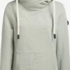 Khujo Sweats à Capuche Sweat-shirt Rhabea Femme Vert Pastel