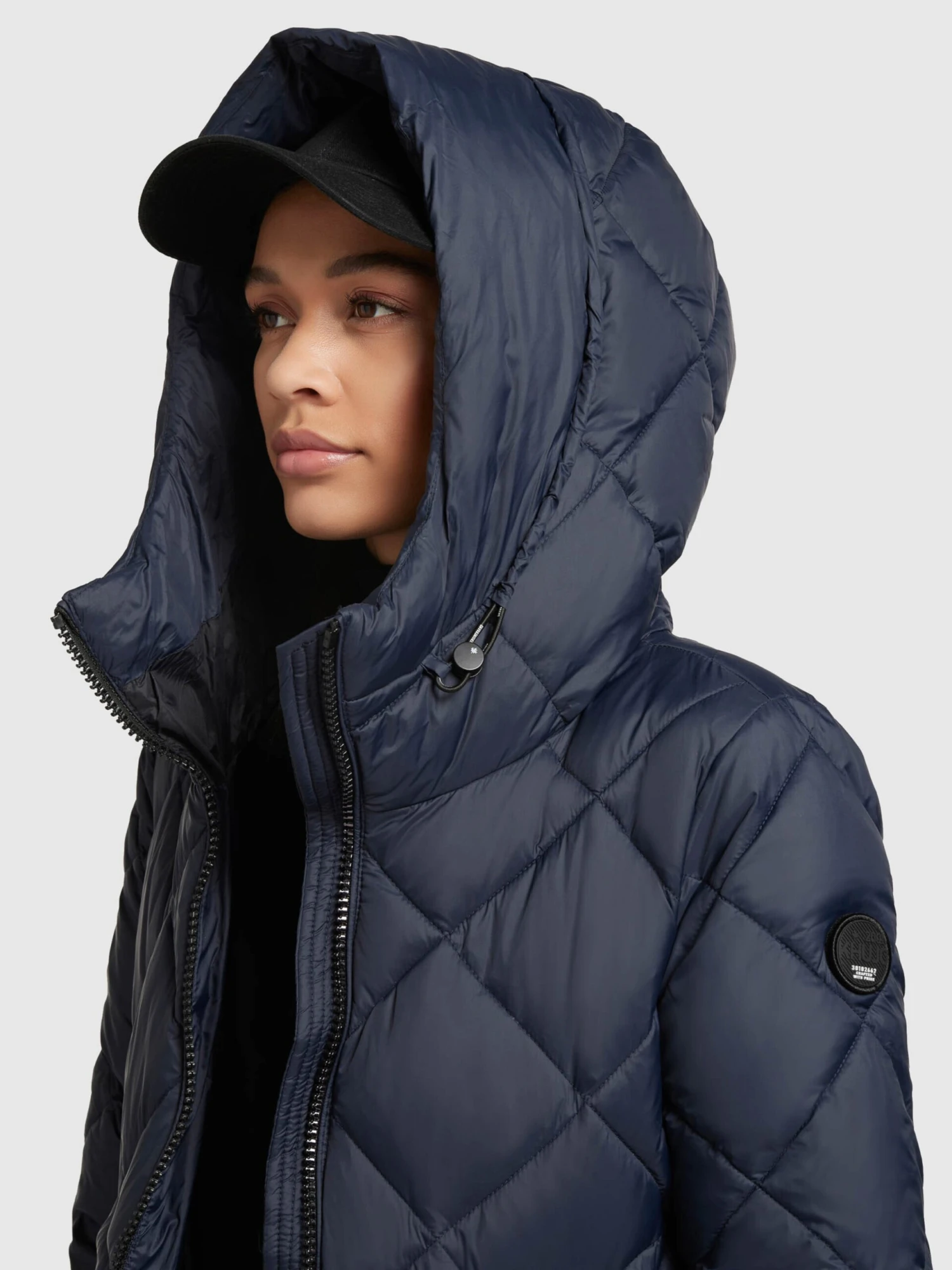 Khujo Manteaux De Mi-saison Manteau Mi-saison Zarita Femme Bleu Foncé 8 Khujo Manteaux De Mi-saison Manteau Mi-saison Zarita Femme Bleu Foncé - Image 8