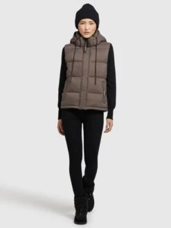 Khujo Vestes Sans Manches Gilet Eden Femme Moka 10 Khujo Vestes Sans Manches Gilet Eden Femme Moka -Khujo Boutique 11cbee4a5eaca9223fc561cb545a1b4a
