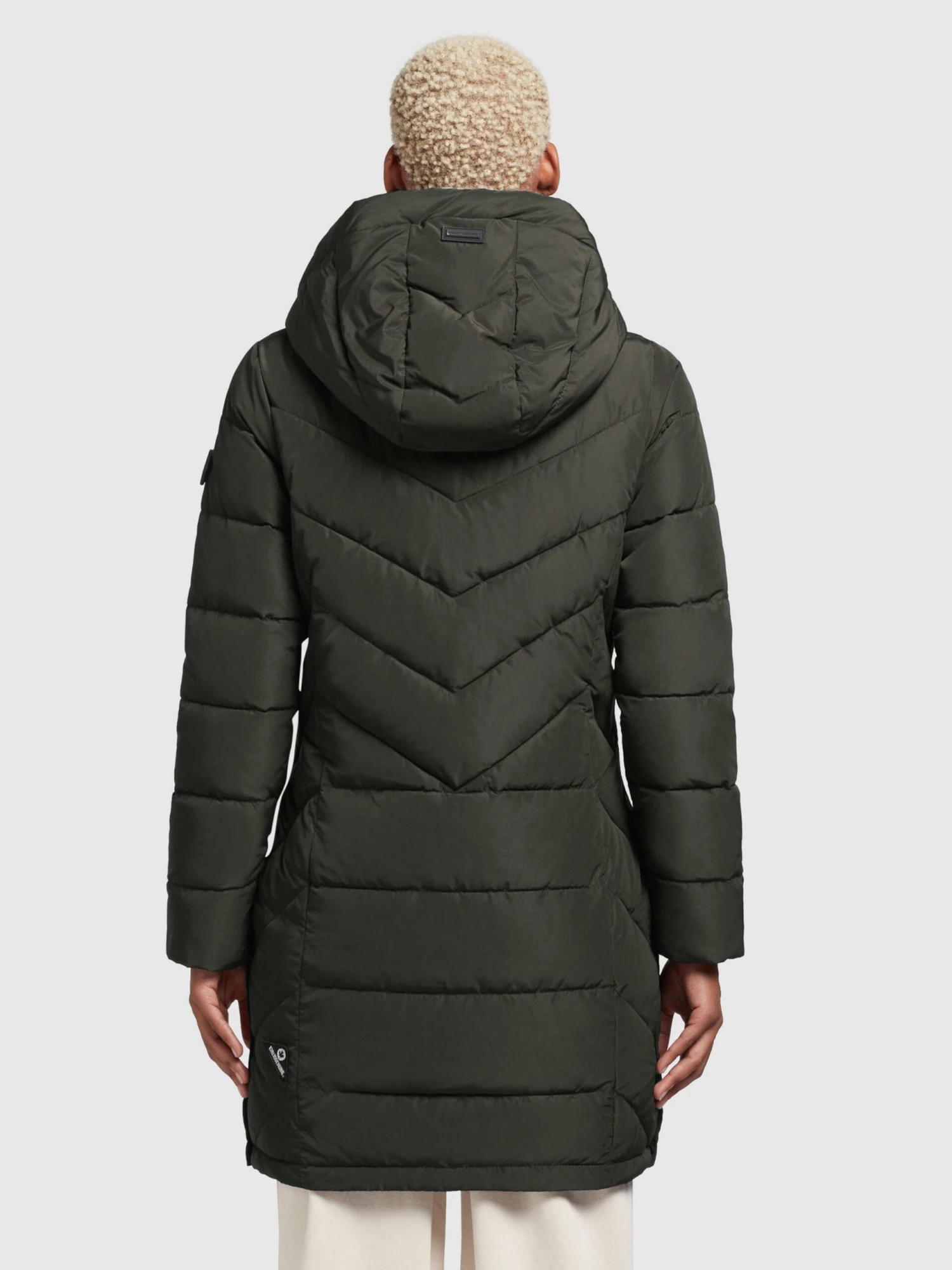 Khujo Manteaux Courts Manteau D’hiver Cups Femme Vert Foncé 4 Khujo Manteaux Courts Manteau D’hiver Cups Femme Vert Foncé - Image 4