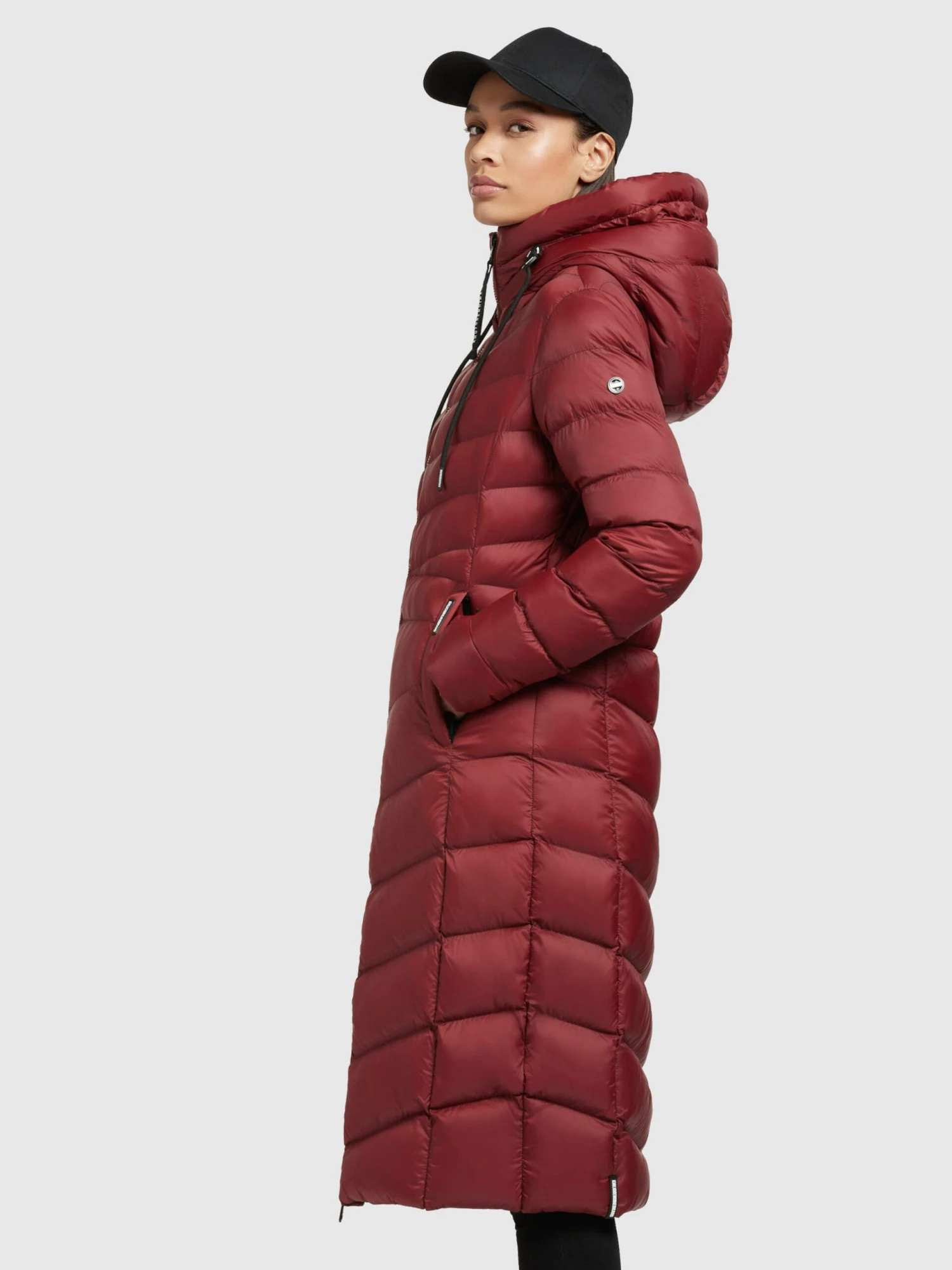 Khujo Vestes Dhiver Veste D’hiver Ingram Shine Femme Rouge Foncé 5 Khujo Vestes Dhiver Veste D’hiver Ingram Shine Femme Rouge Foncé - Image 5