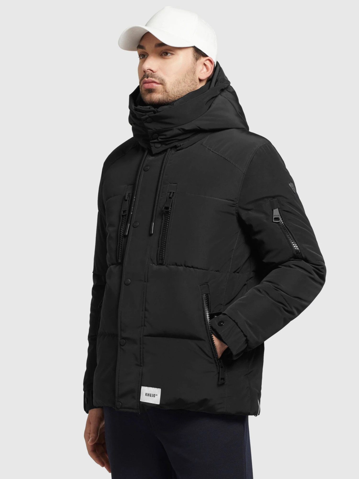 Khujo Vestes Dhiver Veste D’hiver Bizkit Homme Noir 5 Khujo Vestes Dhiver Veste D’hiver Bizkit Homme Noir - Image 5