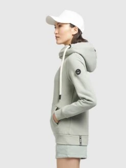 Khujo Sweats à Capuche Sweat-shirt Rhabea Femme Vert Pastel -Khujo Boutique 13ce425b63545df7f81ae55af747c71e