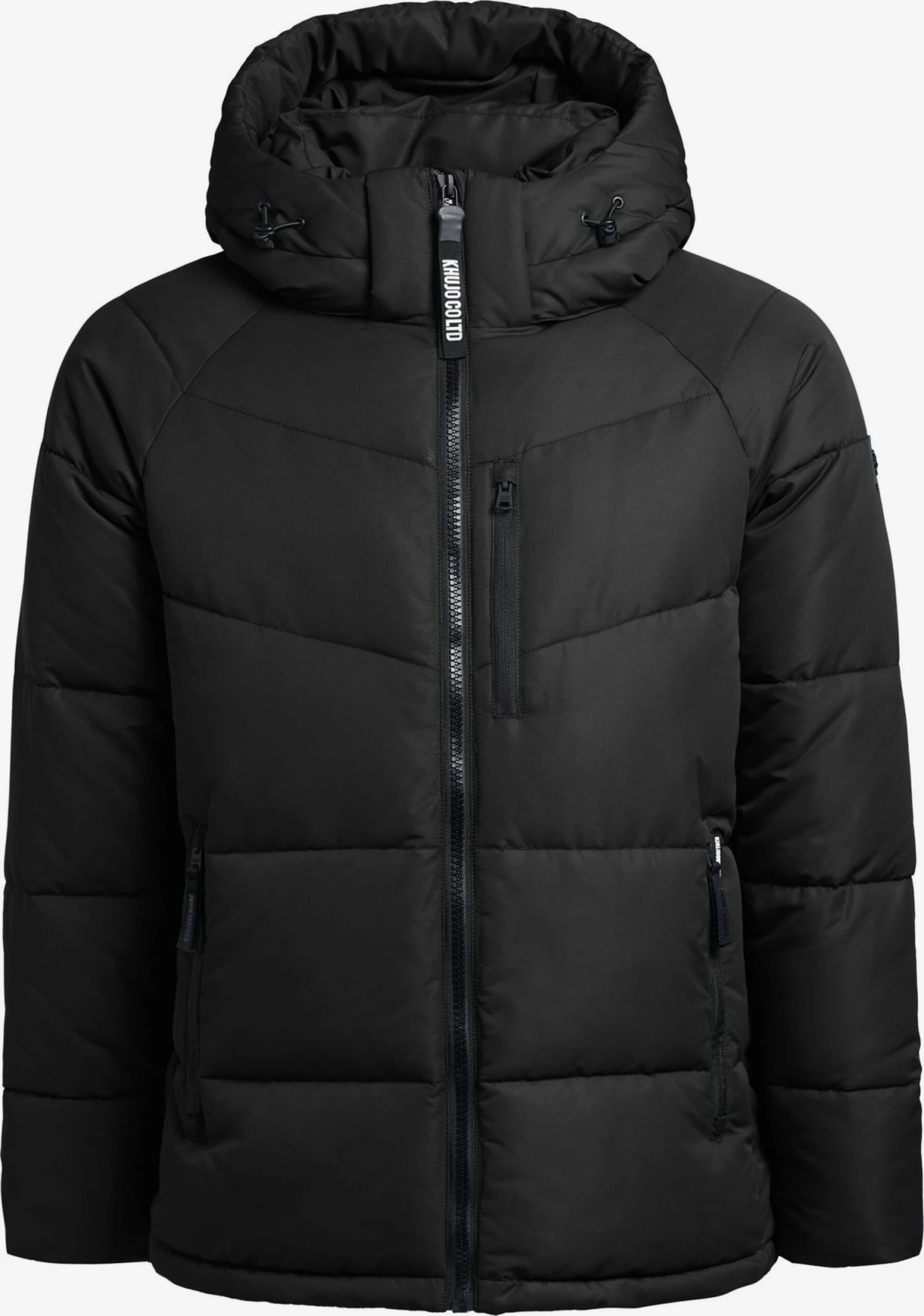 Khujo Vestes Dhiver Veste D’hiver Croon Homme Noir 1 Khujo Vestes Dhiver Veste D’hiver Croon Homme Noir