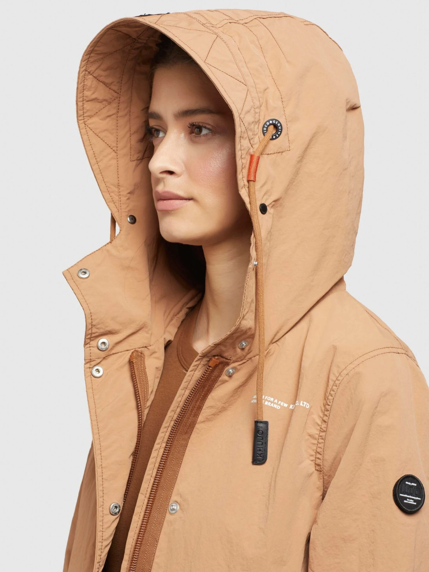 Khujo Vestes De Mi-saison Veste Mi-saison CAIMA Femme Beige 7 Khujo Vestes De Mi-saison Veste Mi-saison CAIMA Femme Beige - Image 7