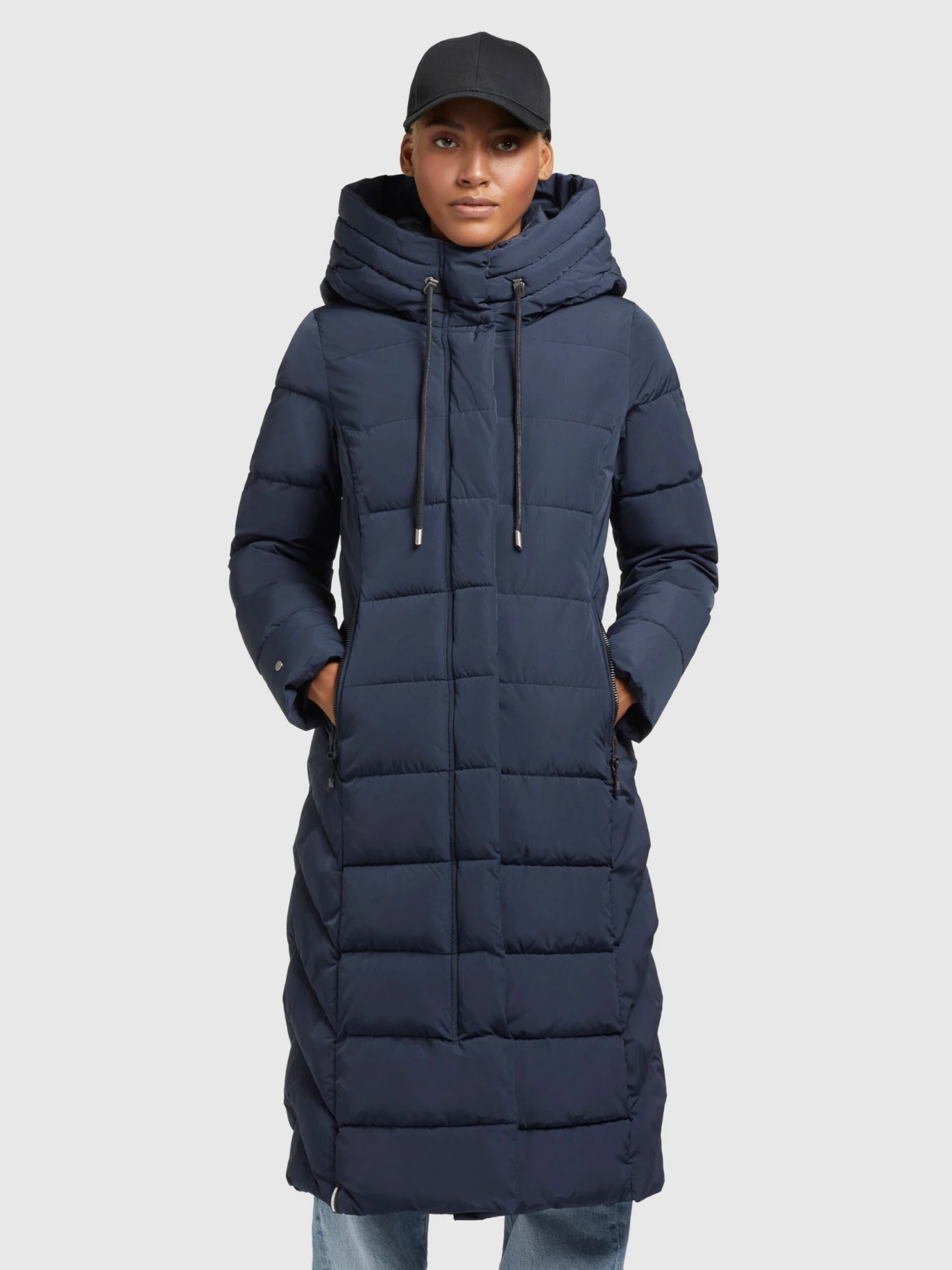 Khujo Manteaux Dhiver Manteau D’hiver Gamber Femme Bleu Foncé 2 Khujo Manteaux Dhiver Manteau D’hiver Gamber Femme Bleu Foncé - Image 2