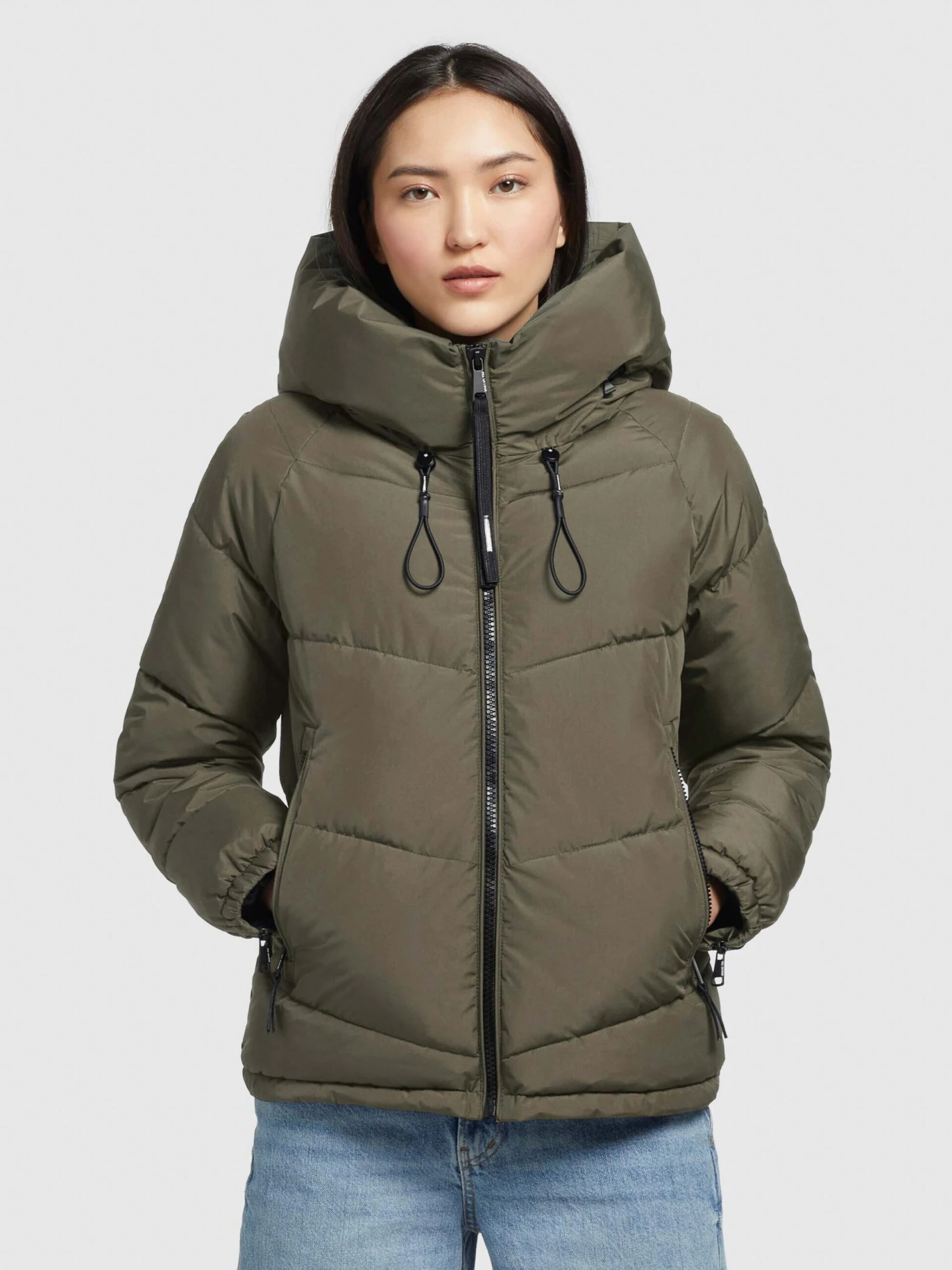 Khujo Vestes Dhiver Veste D’hiver Esila Femme Kaki 2 Khujo Vestes Dhiver Veste D’hiver Esila Femme Kaki - Image 2