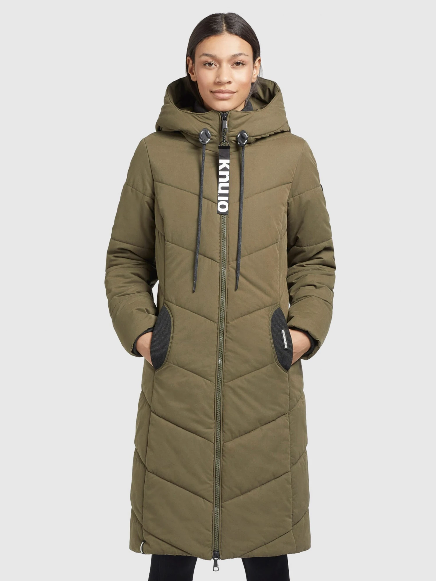 Khujo Vestes Dhiver Veste D’hiver Aibay Femme Kaki 2 Khujo Vestes Dhiver Veste D’hiver Aibay Femme Kaki - Image 2