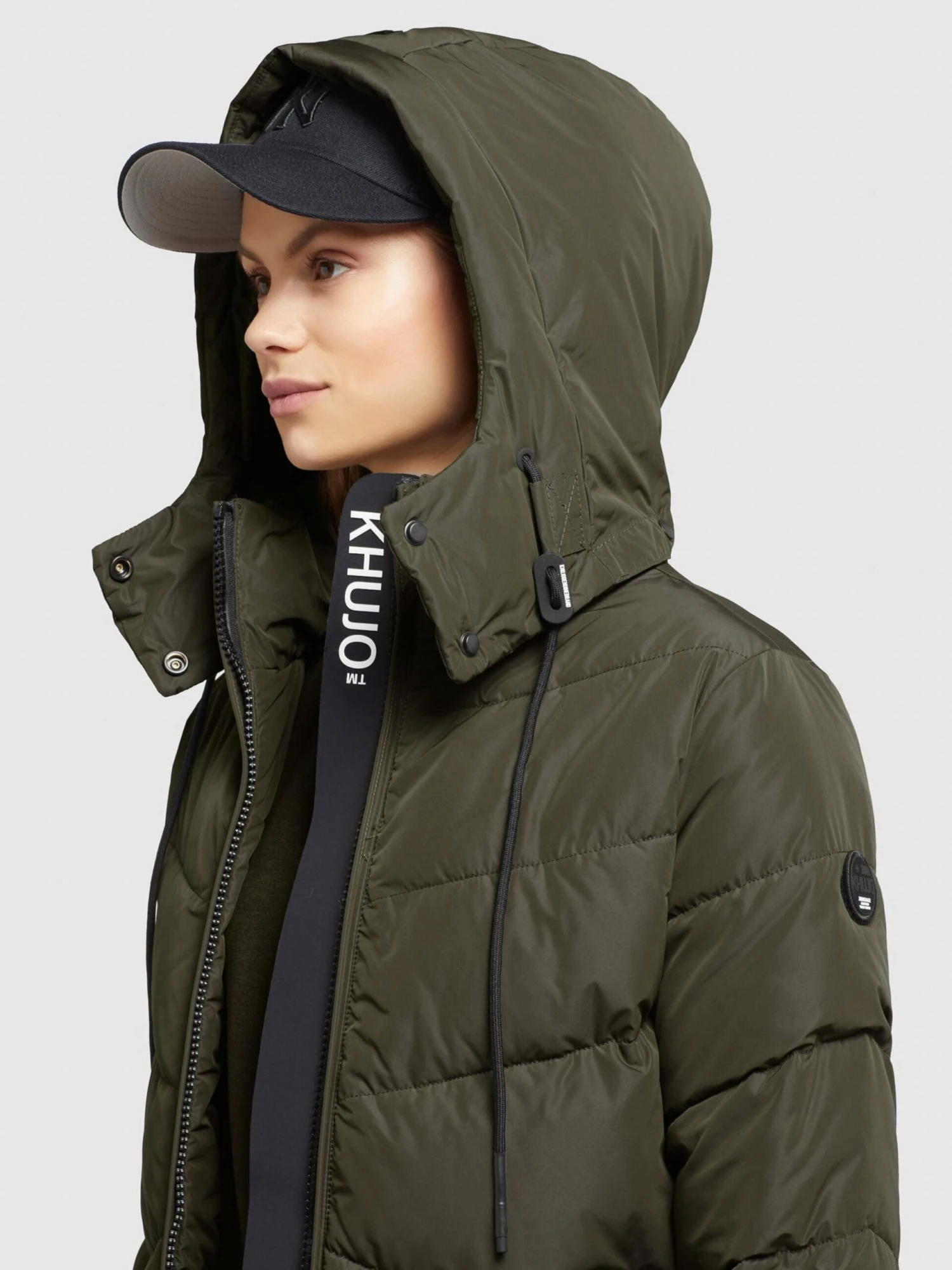 Khujo Manteaux Dhiver Manteau D’hiver Huba Femme Vert Foncé 7 Khujo Manteaux Dhiver Manteau D’hiver Huba Femme Vert Foncé - Image 7