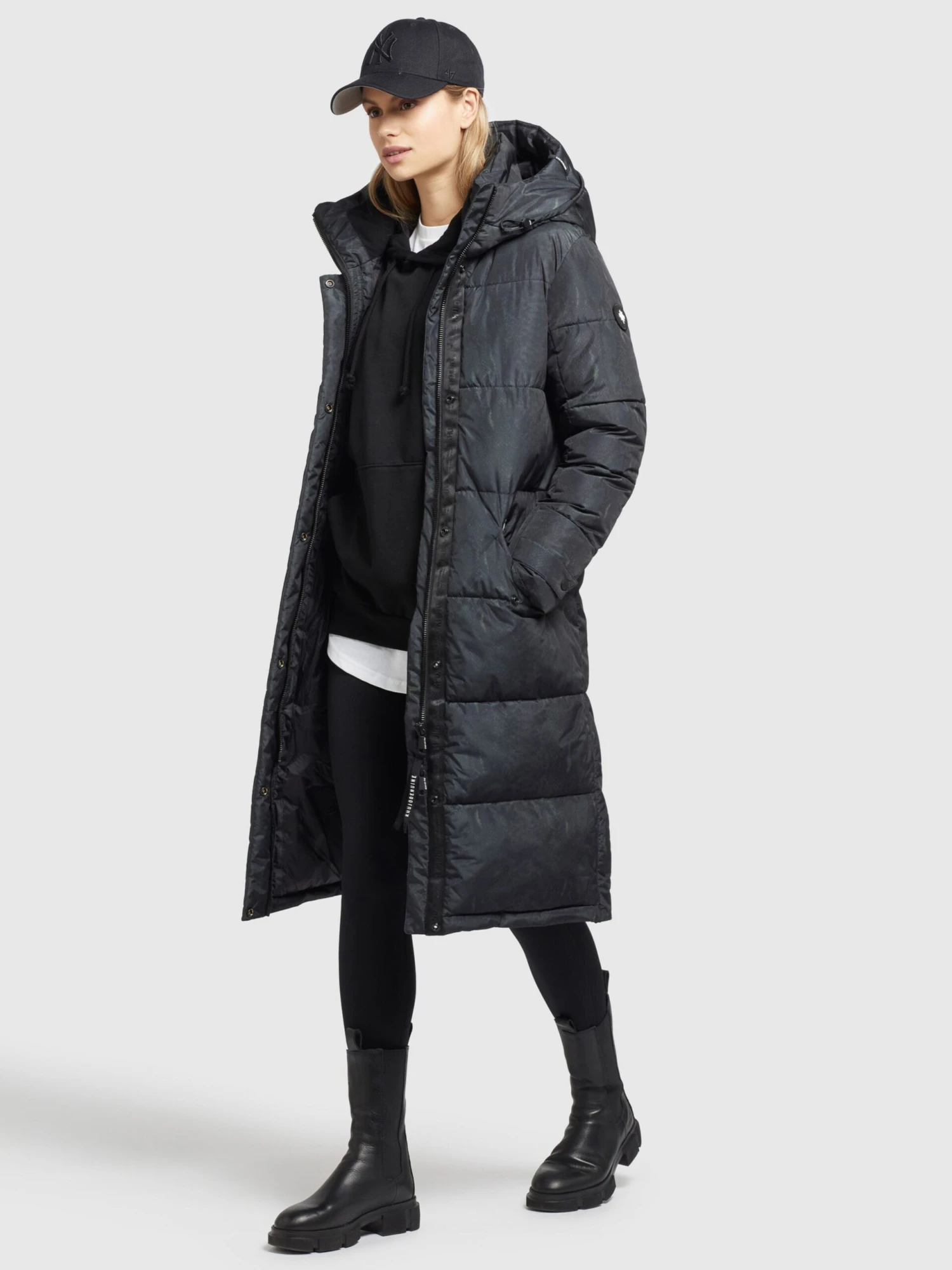 Khujo Manteaux Dhiver Manteau D’hiver Dakota 2 Femme Bleu Nuit 6 Khujo Manteaux Dhiver Manteau D’hiver Dakota 2 Femme Bleu Nuit - Image 6
