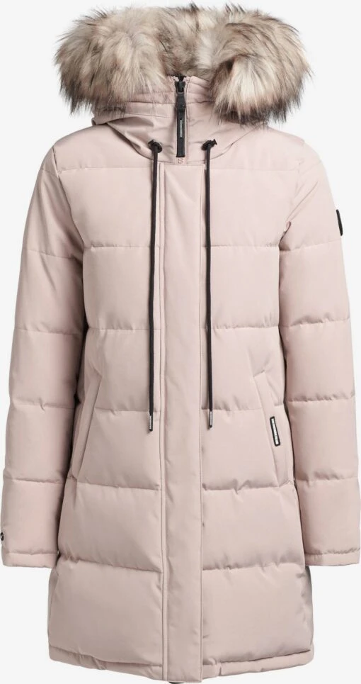 Khujo Manteaux Dhiver Manteau D’hiver Cloren Femme Rose