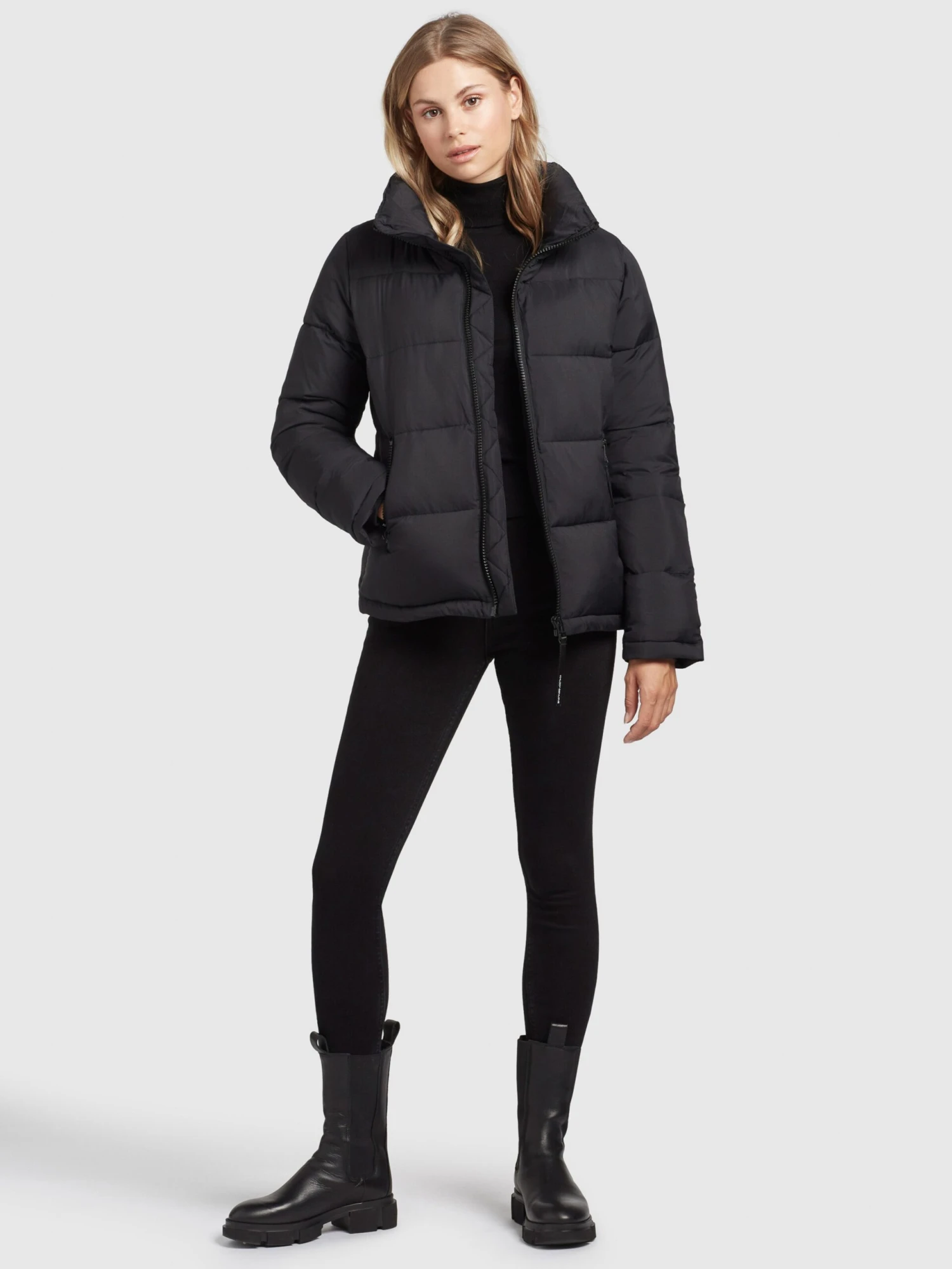 Khujo Vestes Dhiver Veste D’hiver Blondie Matt Femme Noir 6 Khujo Vestes Dhiver Veste D’hiver Blondie Matt Femme Noir - Image 6