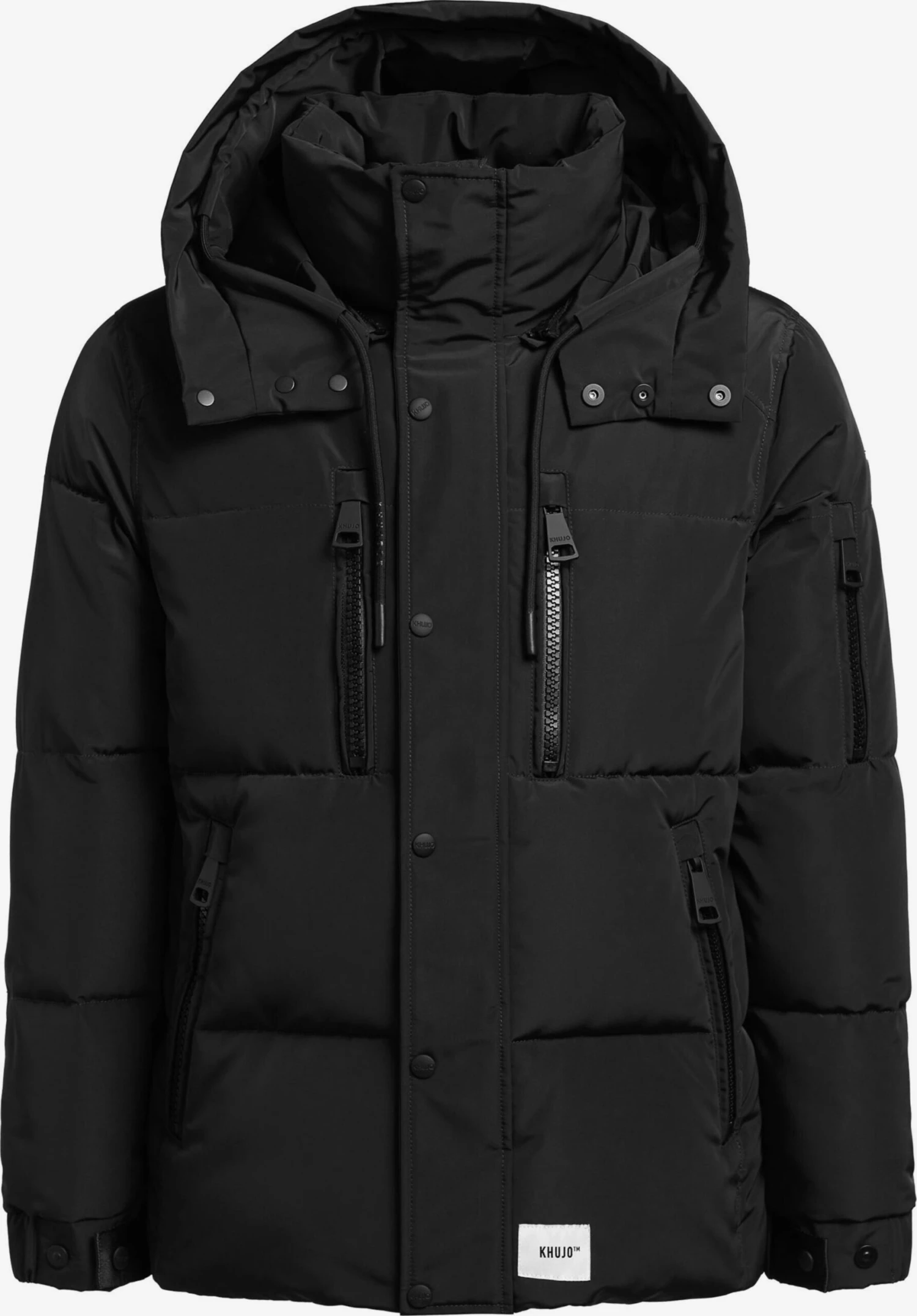 Khujo Vestes Dhiver Veste D’hiver Bizkit Homme Noir 1 Khujo Vestes Dhiver Veste D’hiver Bizkit Homme Noir