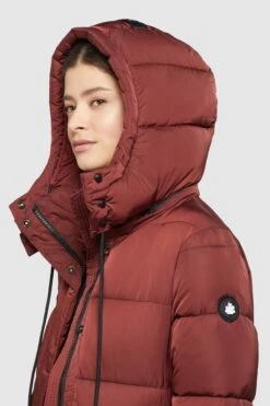 Khujo Manteaux Dhiver Manteau D’hiver HAZELLE Femme Rouge Rouille 14 Khujo Manteaux Dhiver Manteau D’hiver HAZELLE Femme Rouge Rouille -Khujo Boutique 17fd68fed07b23dc019b15767fadc8eb