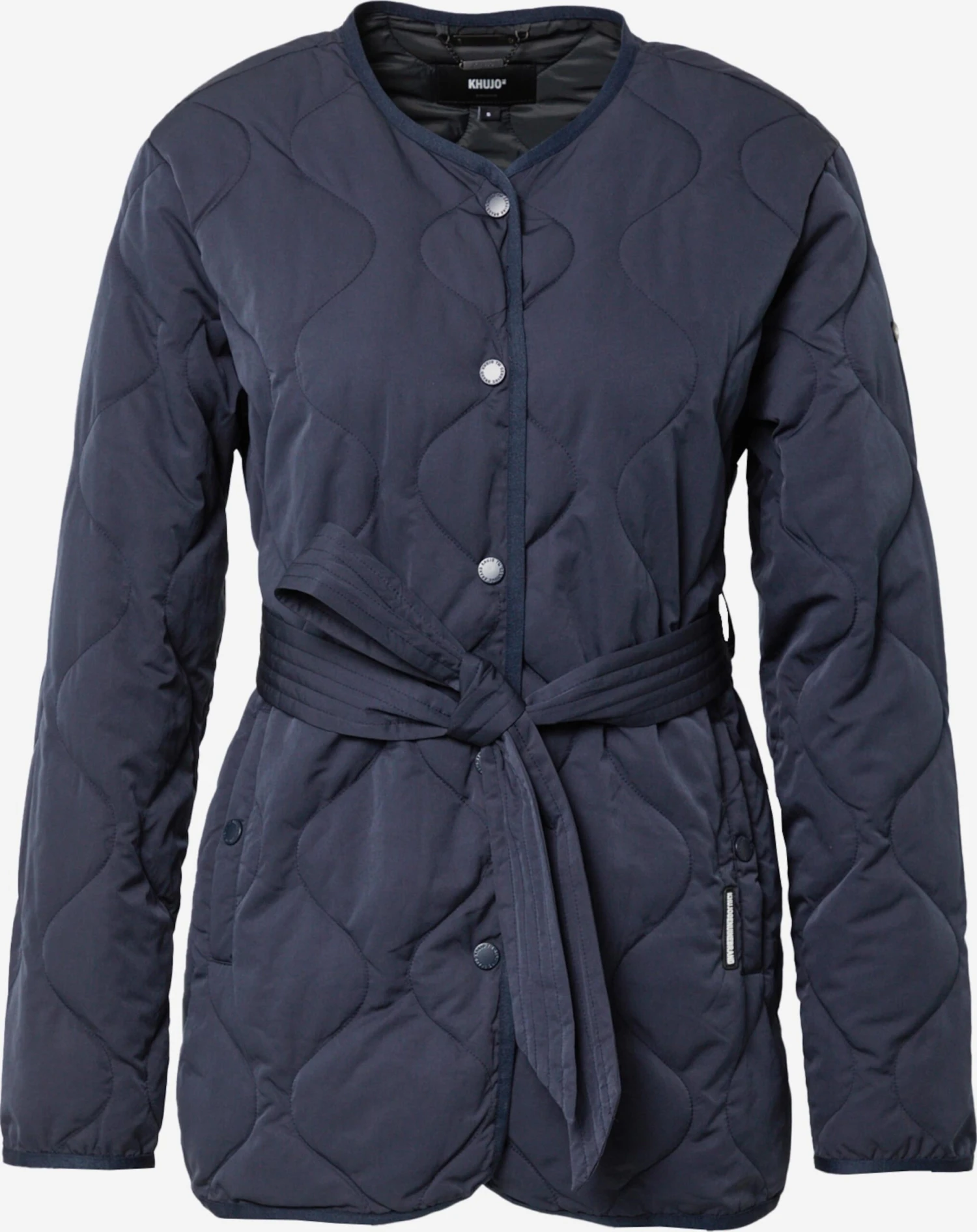 Khujo Vestes De Mi-saison Veste Mi-saison Yuna Femme Bleu Foncé 1 Khujo Vestes De Mi-saison Veste Mi-saison Yuna Femme Bleu Foncé