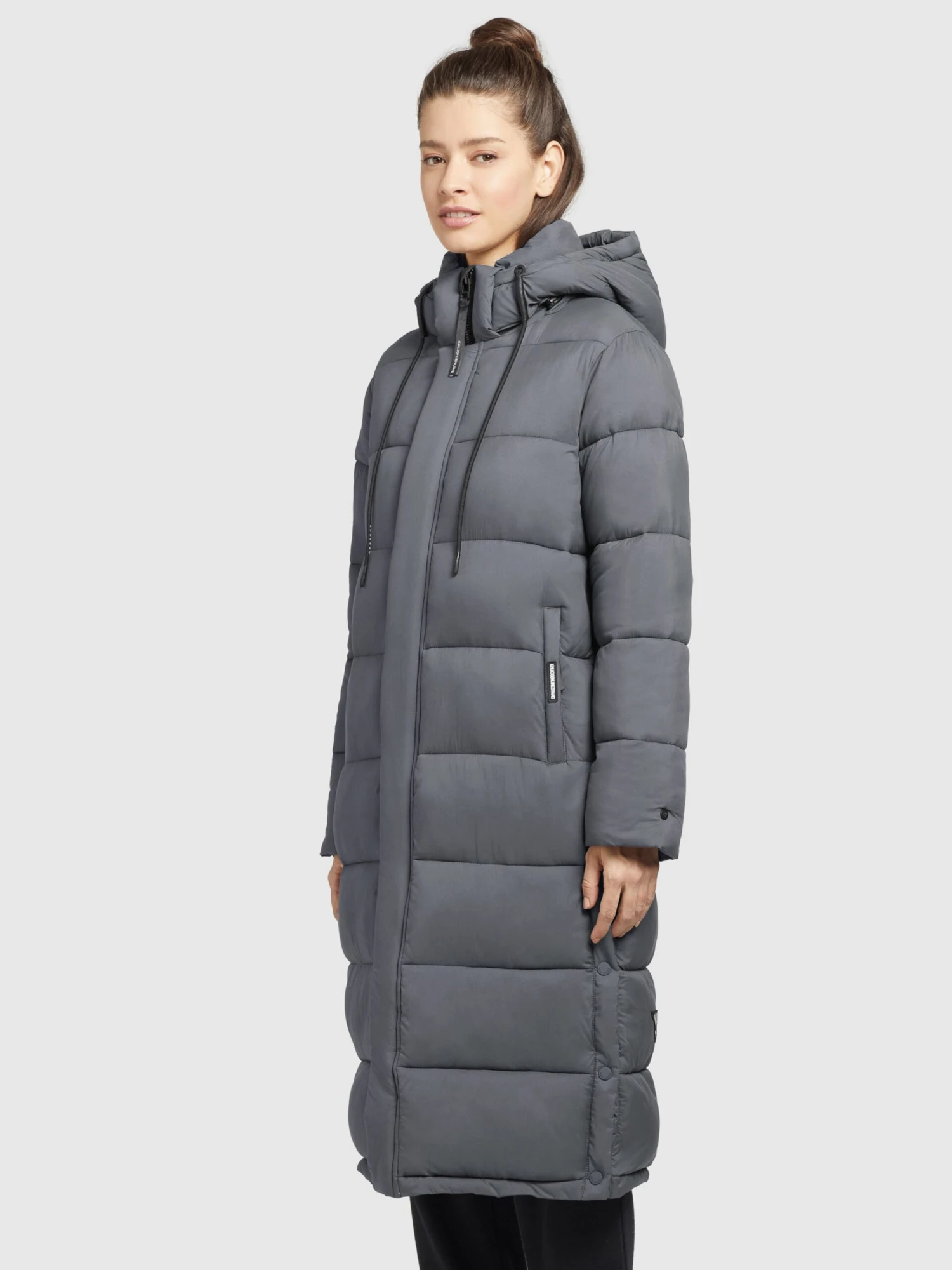 Khujo Manteaux Dhiver Manteau D’hiver Julina Femme Gris Foncé 5 Khujo Manteaux Dhiver Manteau D’hiver Julina Femme Gris Foncé - Image 5