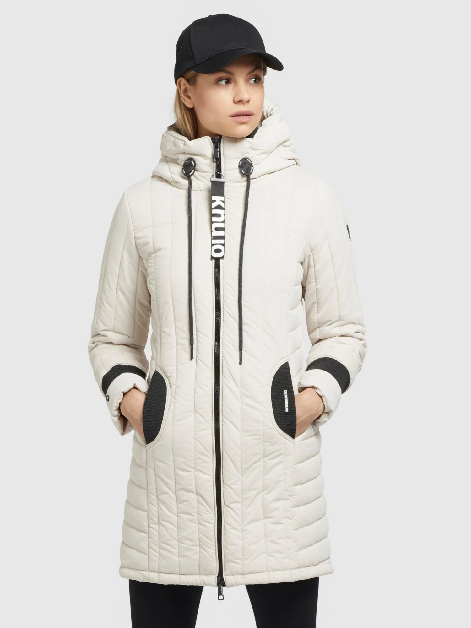 Khujo Manteaux De Mi-saison Manteau Mi-saison Jerry Femme Blanc Cassé 2 Khujo Manteaux De Mi-saison Manteau Mi-saison Jerry Femme Blanc Cassé - Image 2